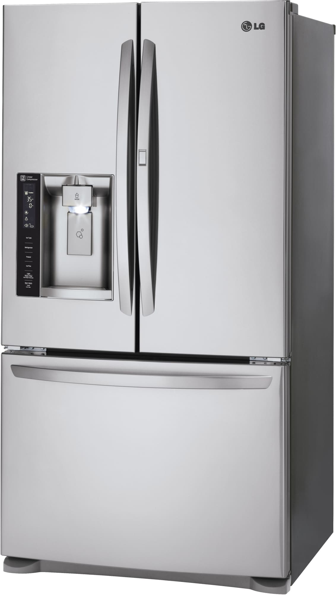 LG LFXS24566S 36 Inch French Door Refrigerator with DoorinDoor