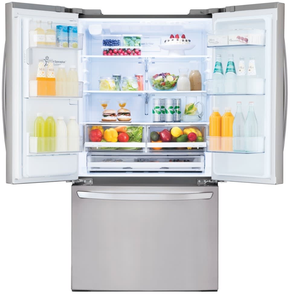 LG LFXS26973S 36 Inch Smart French Door Refrigerator with 26.2 cu. ft