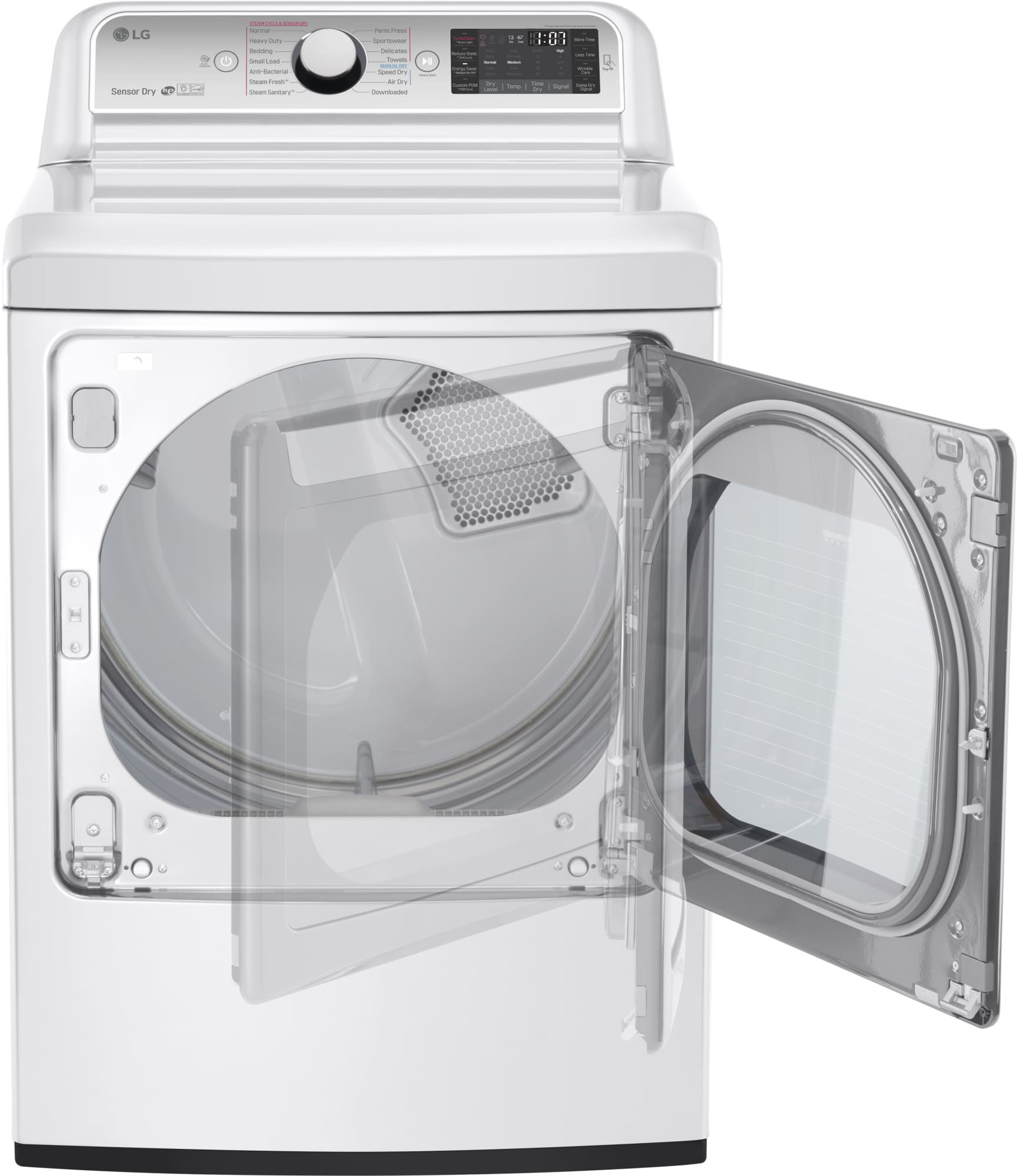 LG DLEX7600WE 27 Inch 7.3 cu. ft. Electric Dryer with 14 Dry Programs