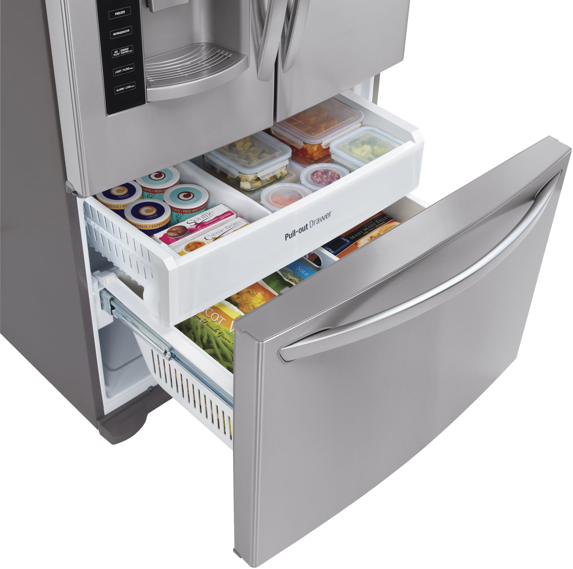 LG LFX21976ST 36 Inch Counter Depth French Door Refrigerator with