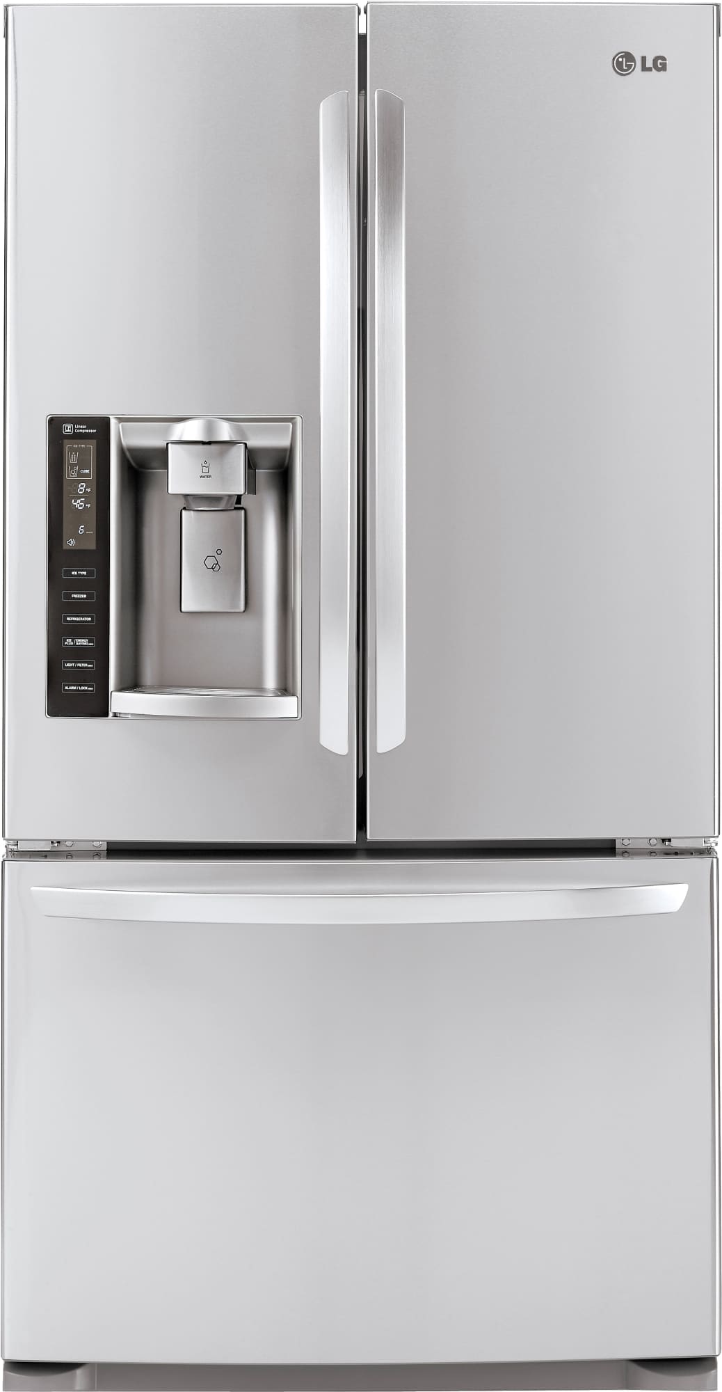 LG French Door Refrigerator: 21.8 Cu. Ft. Capacity For Modern Convenience