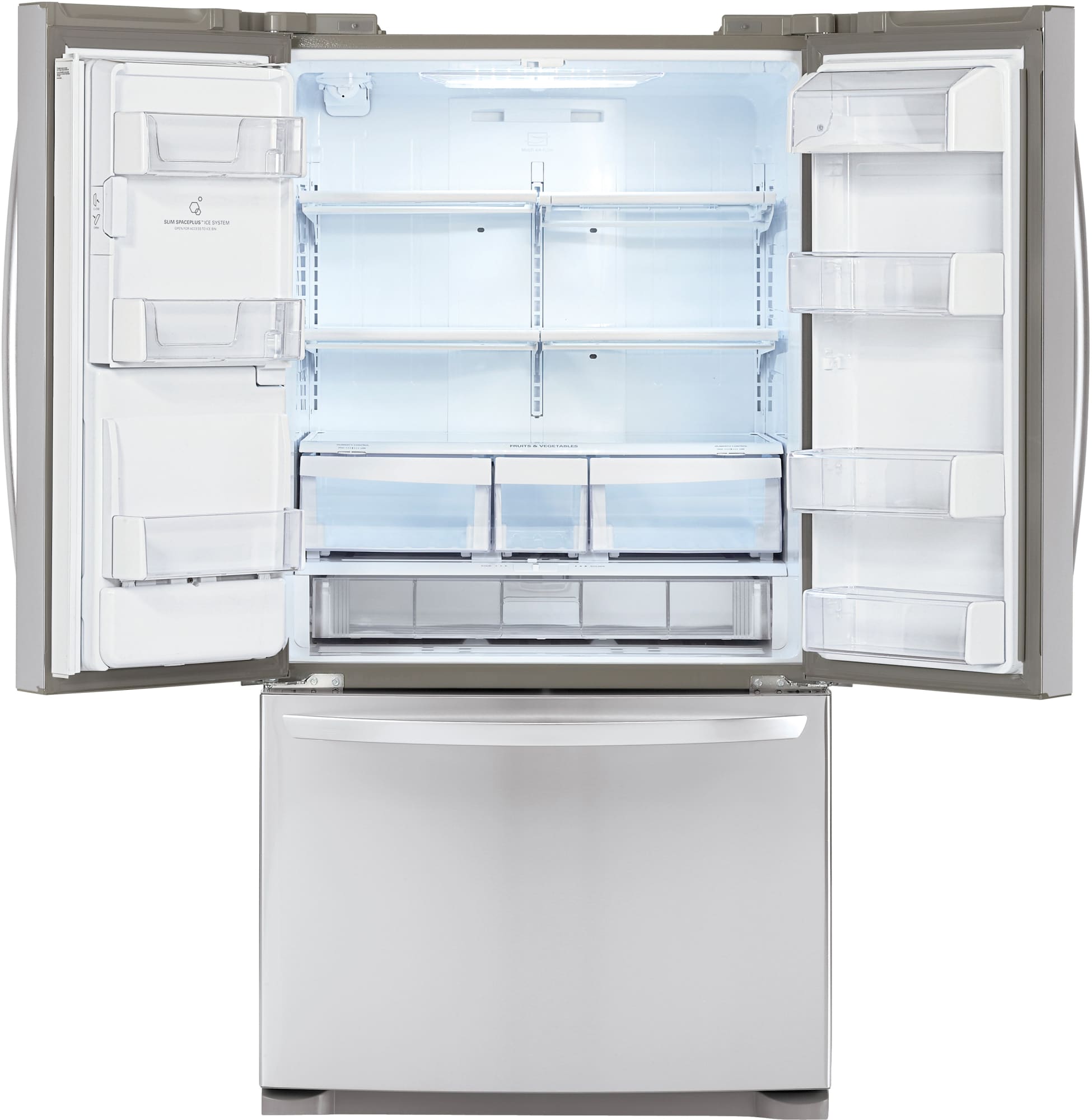 LG LFX21976ST 36 Inch Counter Depth French Door Refrigerator with