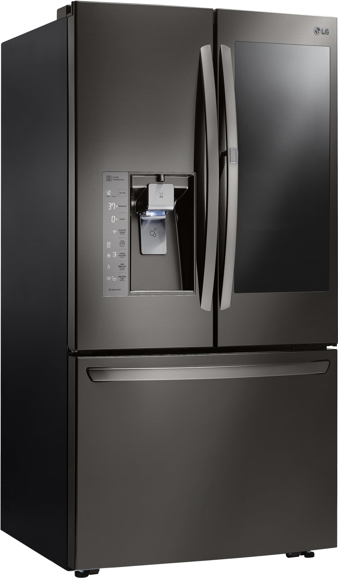 LG LFXC24796D 36 Inch Counter Depth Smart French Door Refrigerator with