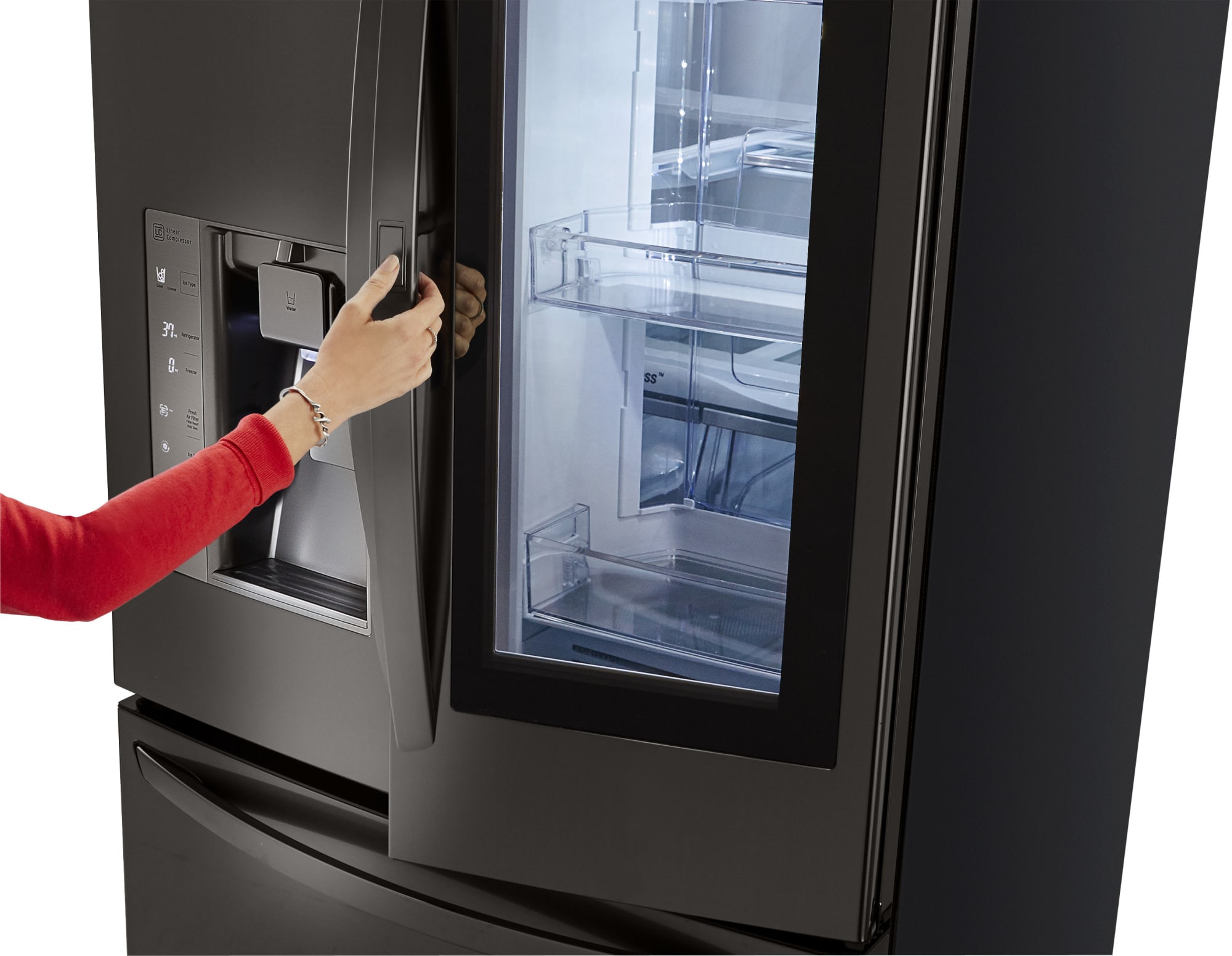 LG LFXC24796D 36 Inch Counter Depth Smart French Door Refrigerator with