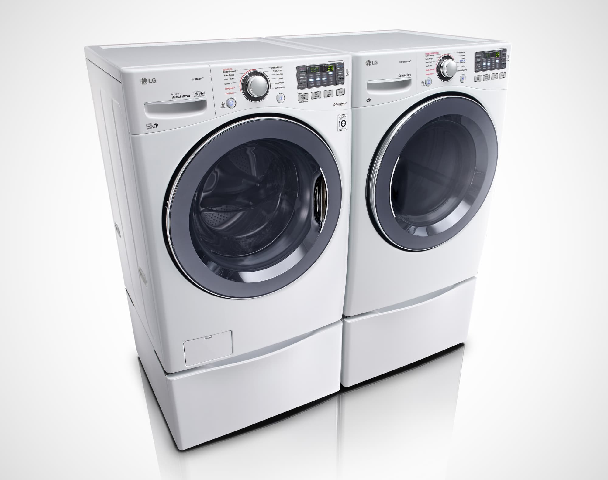 LG WM3770HWA 27 Inch Front Load Washer with Steam, TurboWash