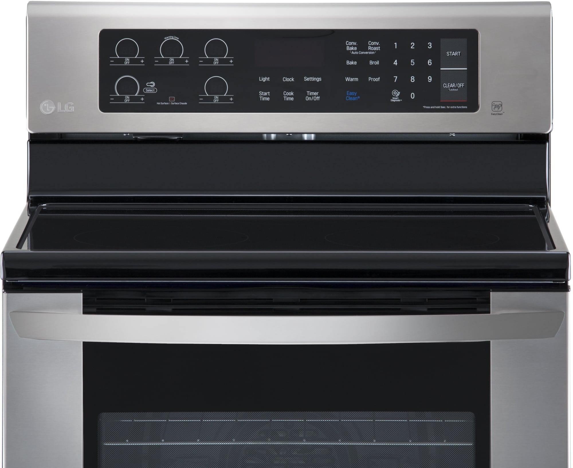 LG LRE3061ST 30 Inch Electric Range with True Convection, Power Burner
