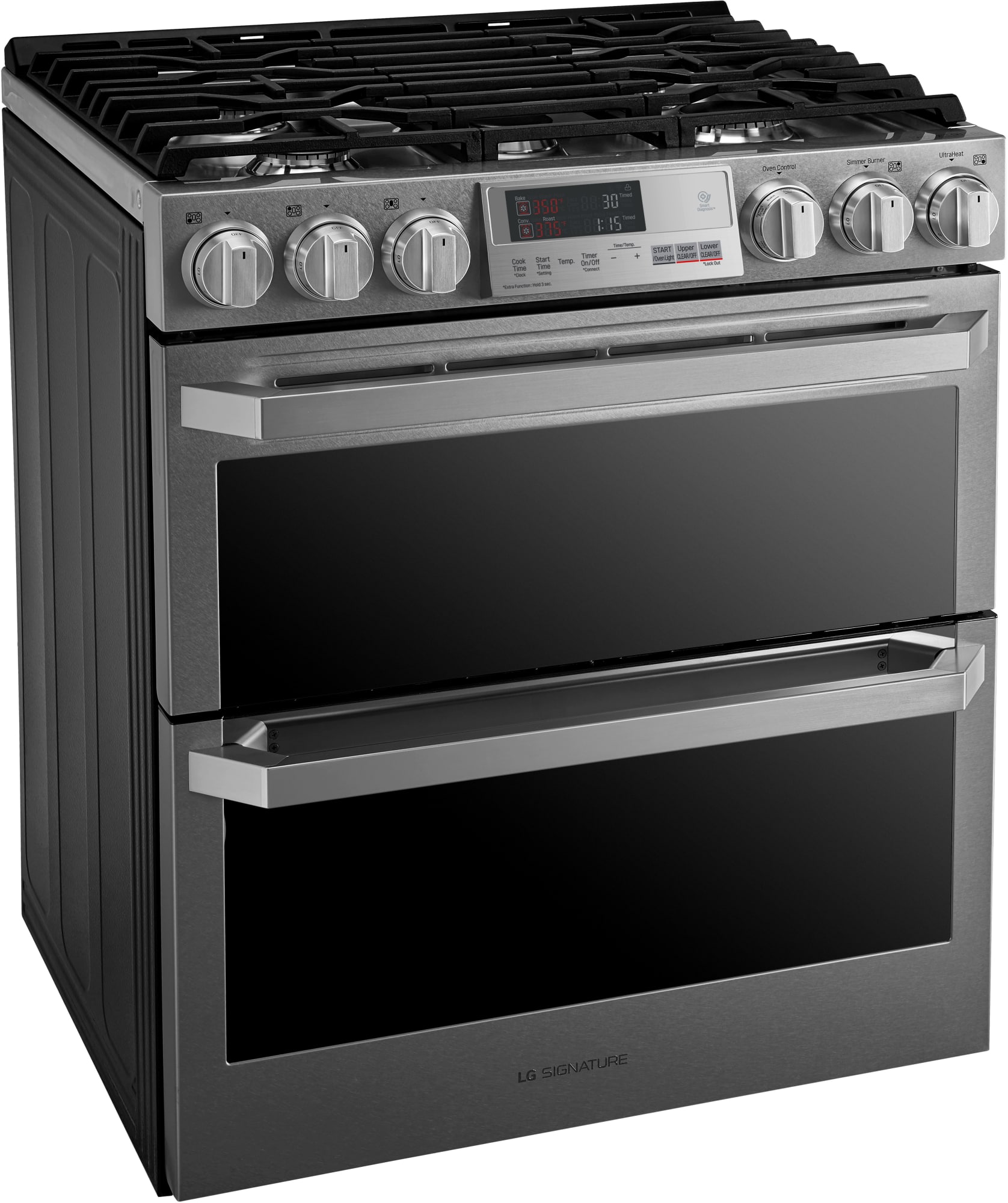 LG LUTD4919SN 30 Inch SlideIn Dual Fuel Smart Range with 5 Sealed