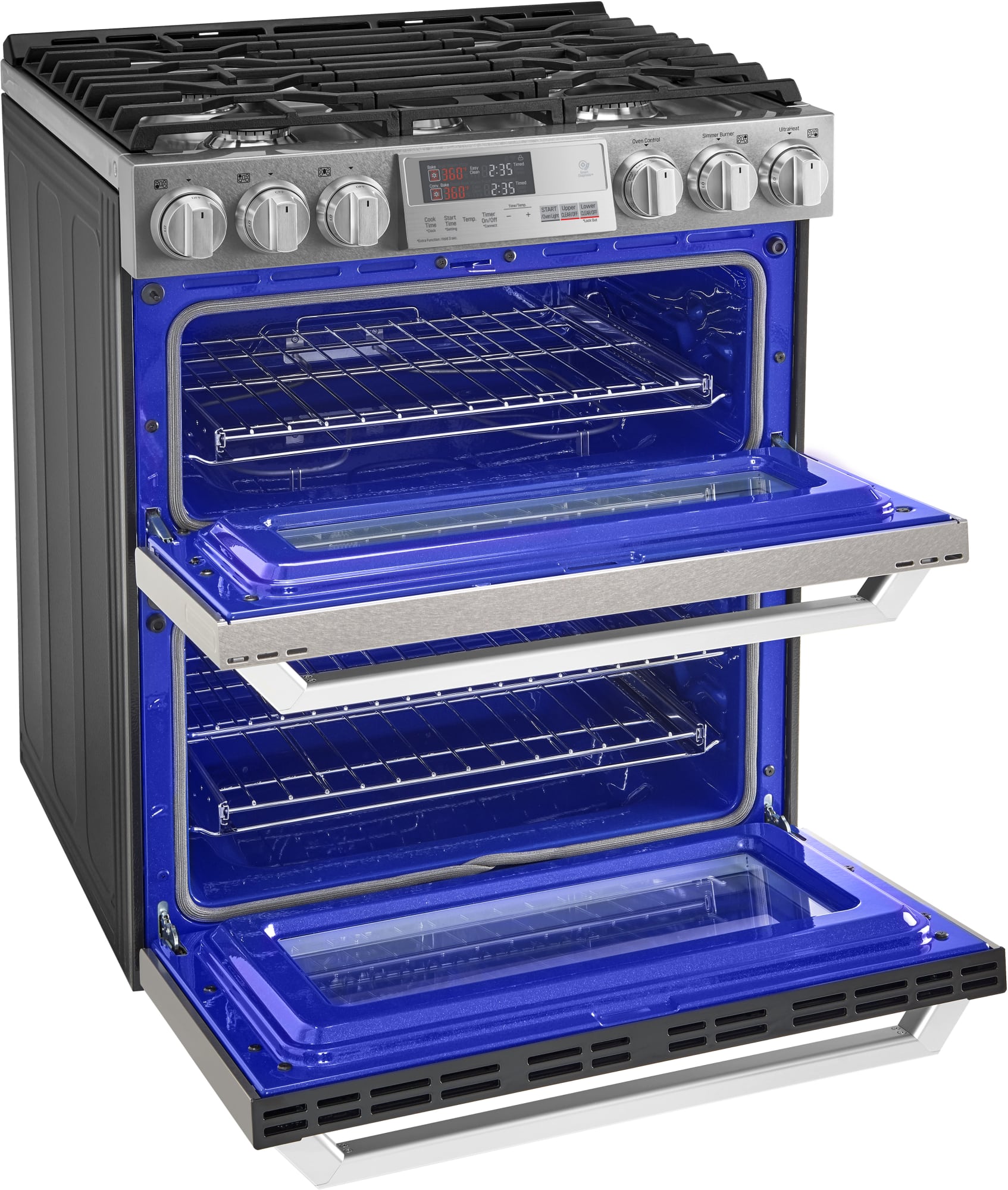 LG LUTD4919SN 30 Inch SlideIn Dual Fuel Smart Range with 5 Sealed