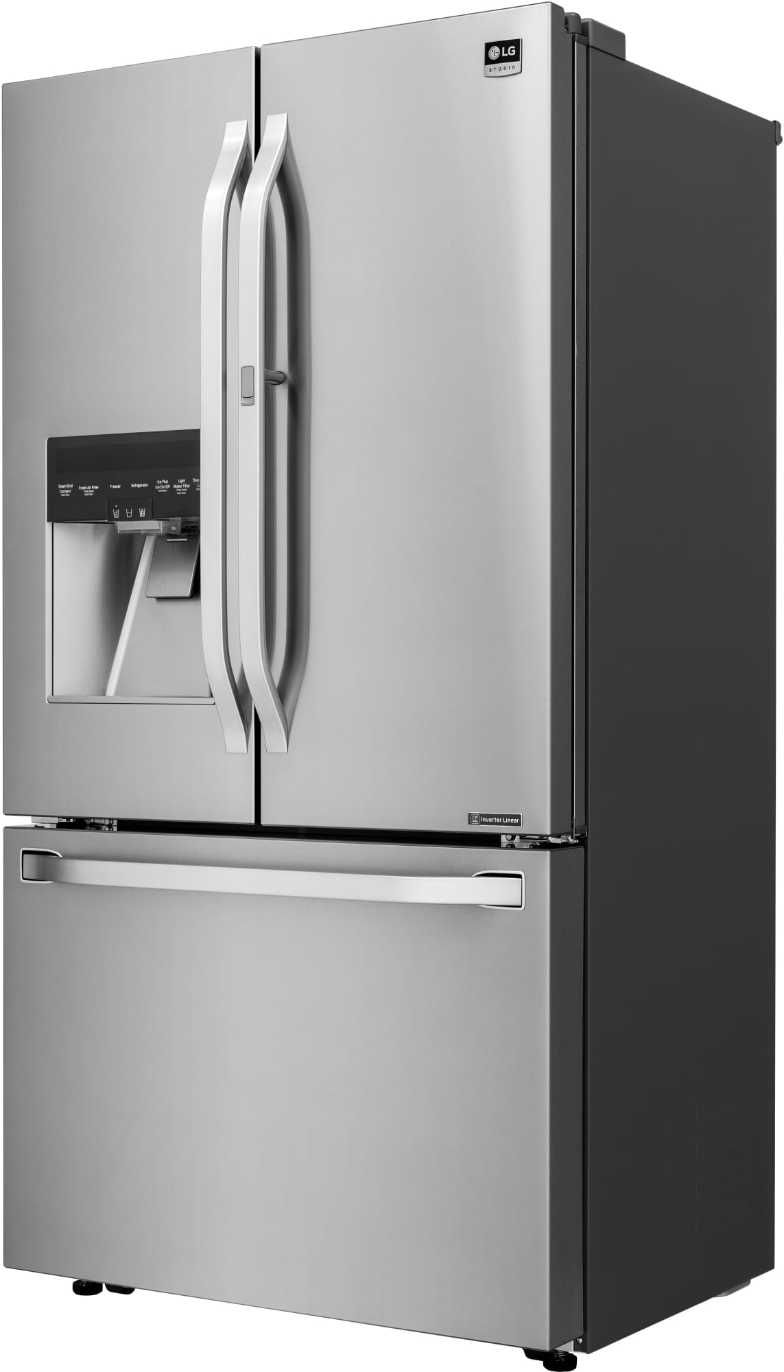 LG LSFXC2476S 36 Inch Counter Depth French Door Refrigerator with 23.5