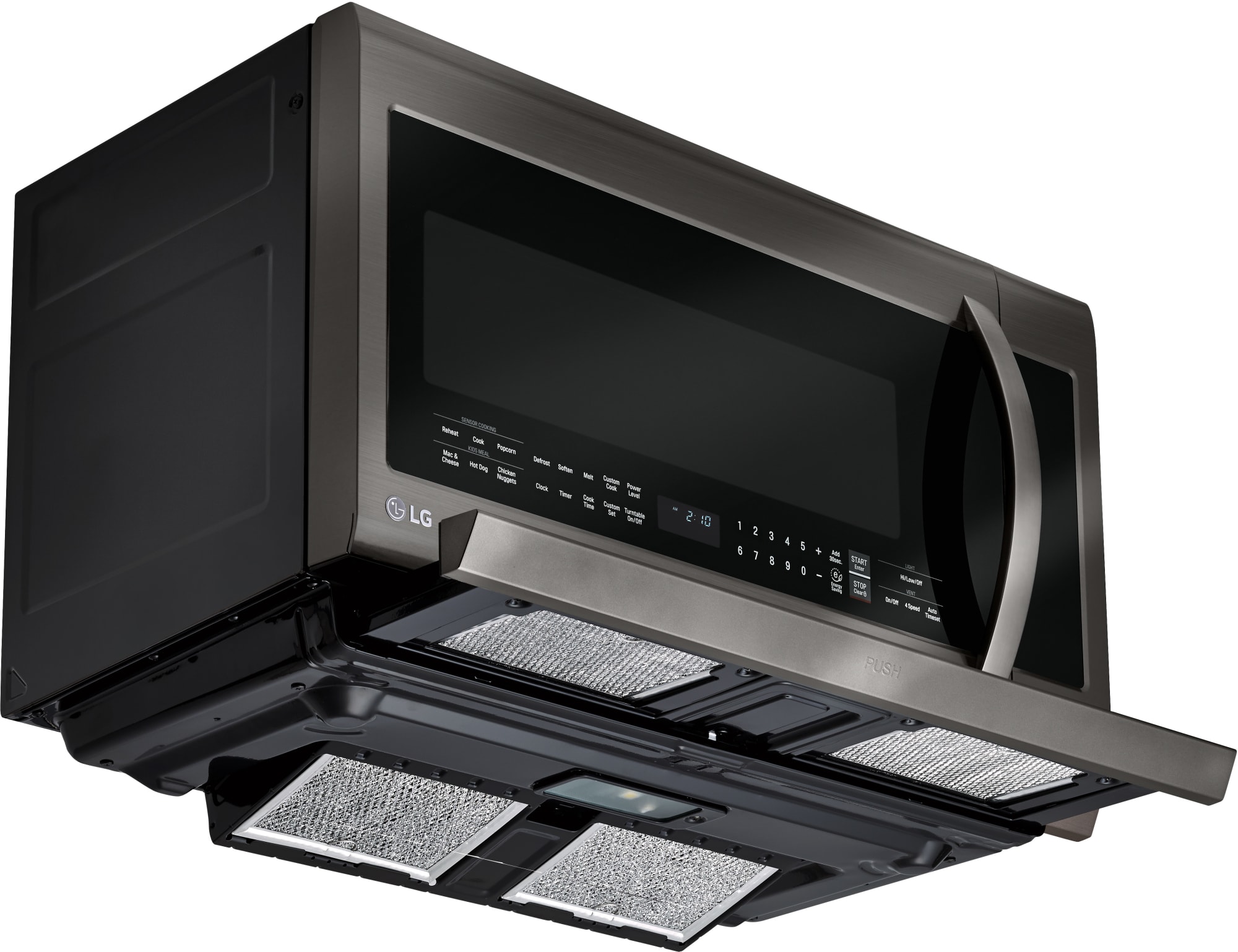 LG Black Stainless Steel Smart Microwave With EasyClean®