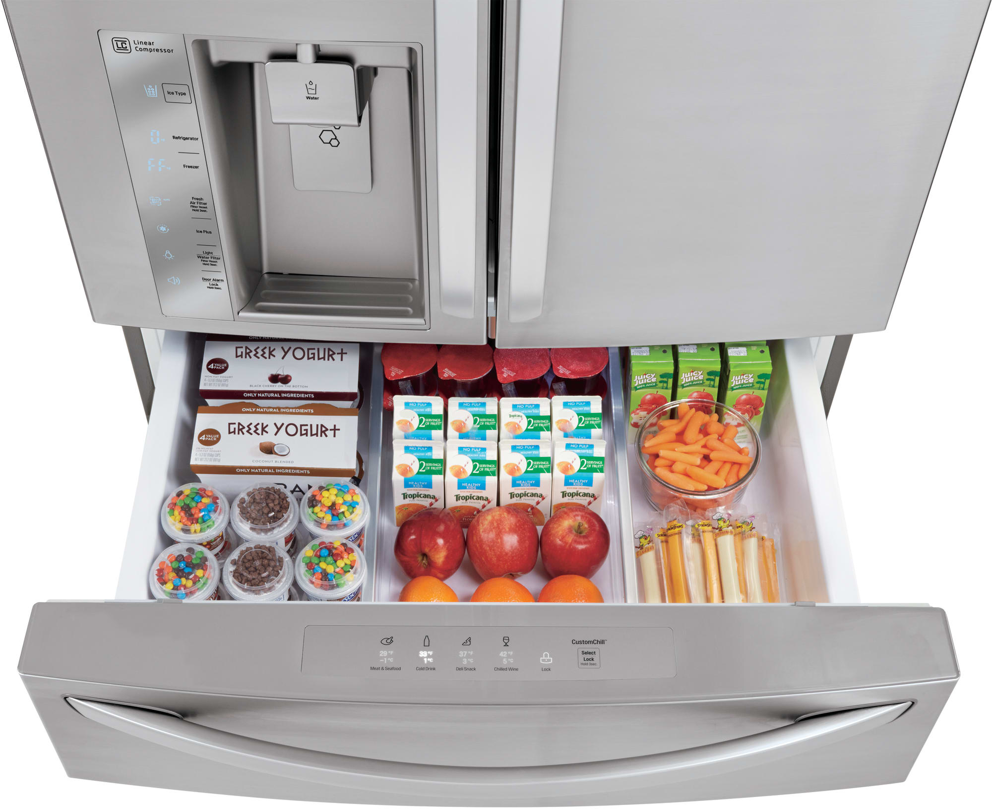 LG LMXC23746S 36 Inch Counter Depth 4Door French Door Refrigerator