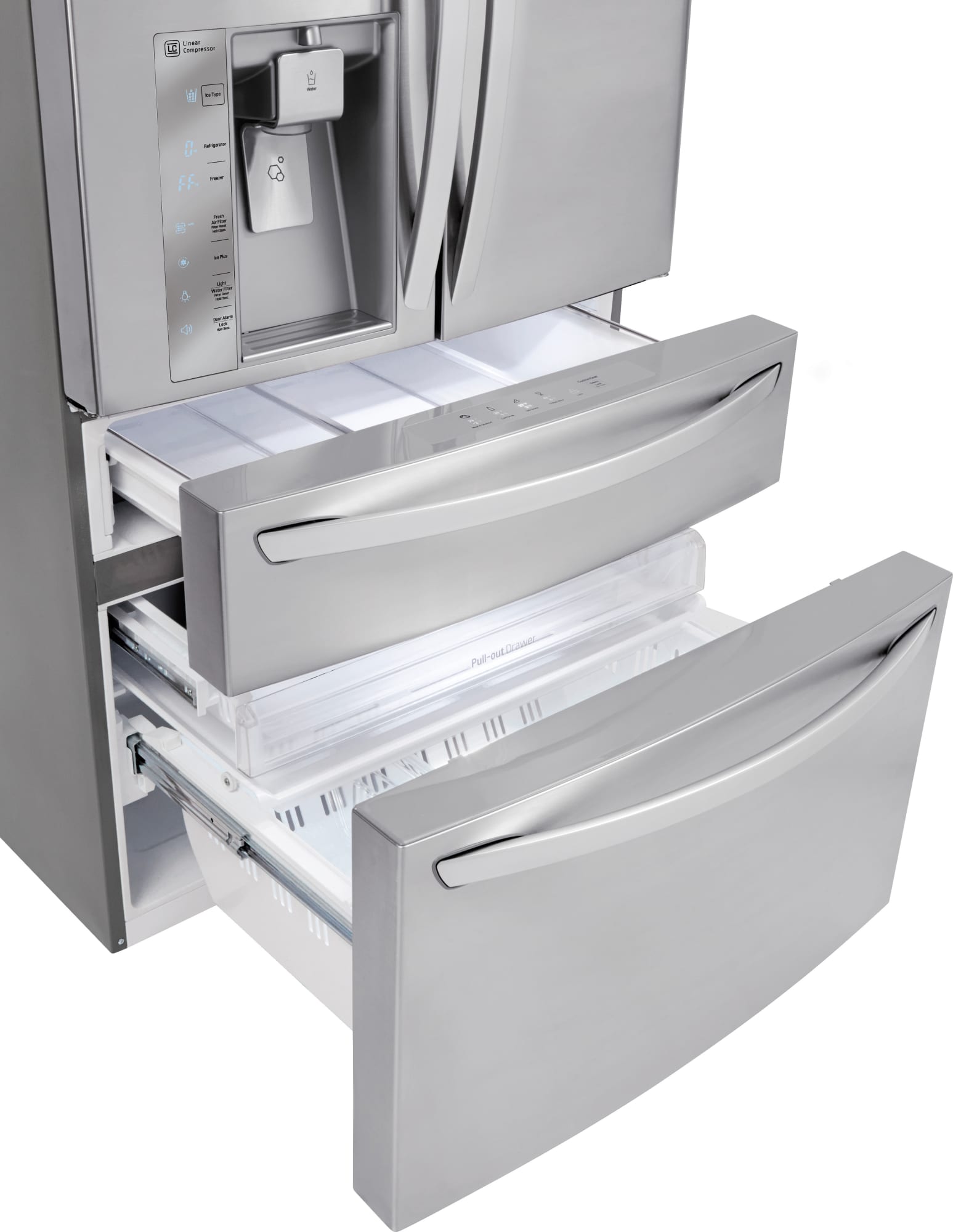 LG LMXC23746S 36 Inch Counter Depth 4Door French Door Refrigerator