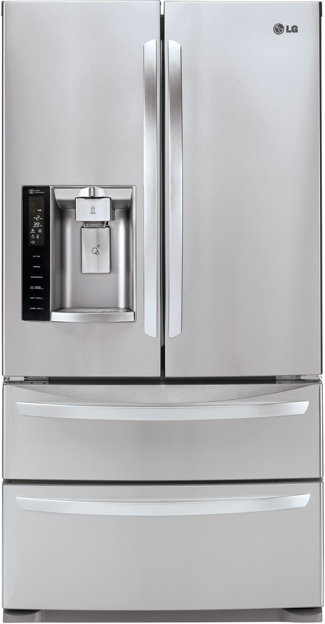 LG LMXS27626S 36 Inch 4Door French Door Refrigerator with Slim