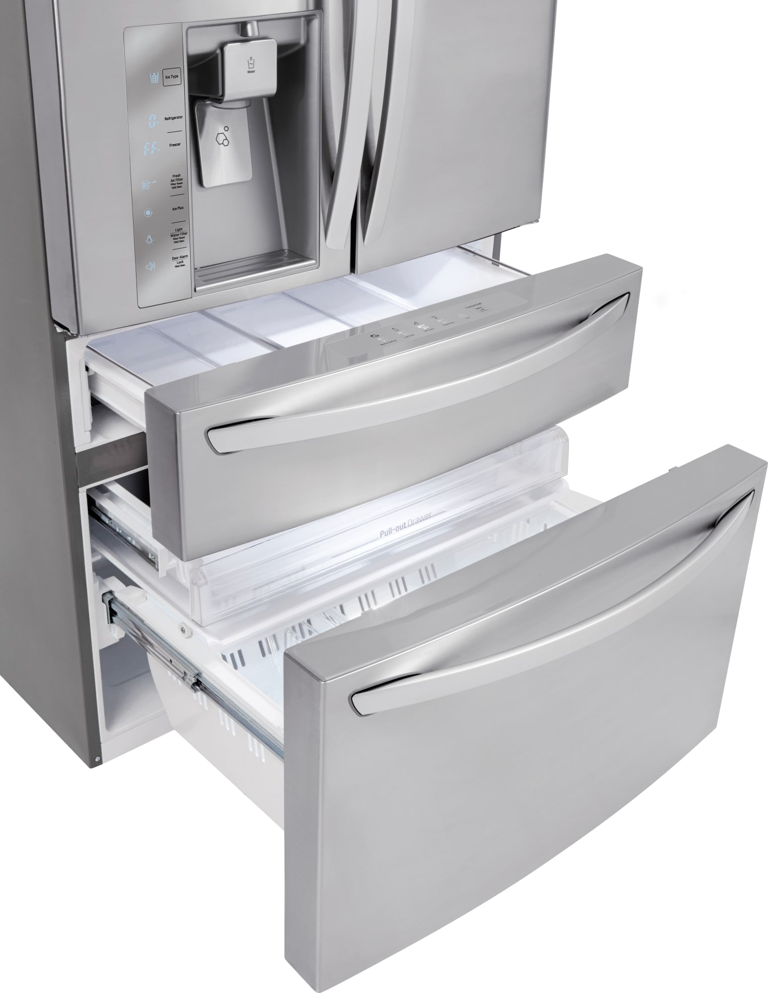 LG LMXS30746S 36 Inch 4Door French Door Refrigerator with Dual