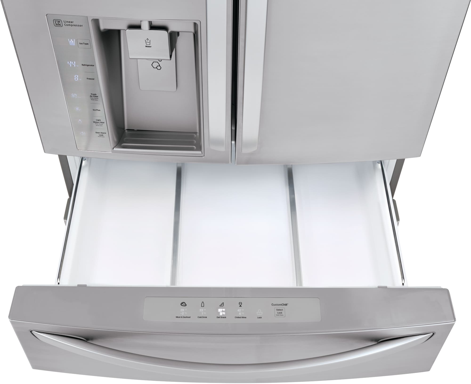 LG LMXS30776S 36 Inch 4Door French Door Refrigerator with 29.7 cu. ft