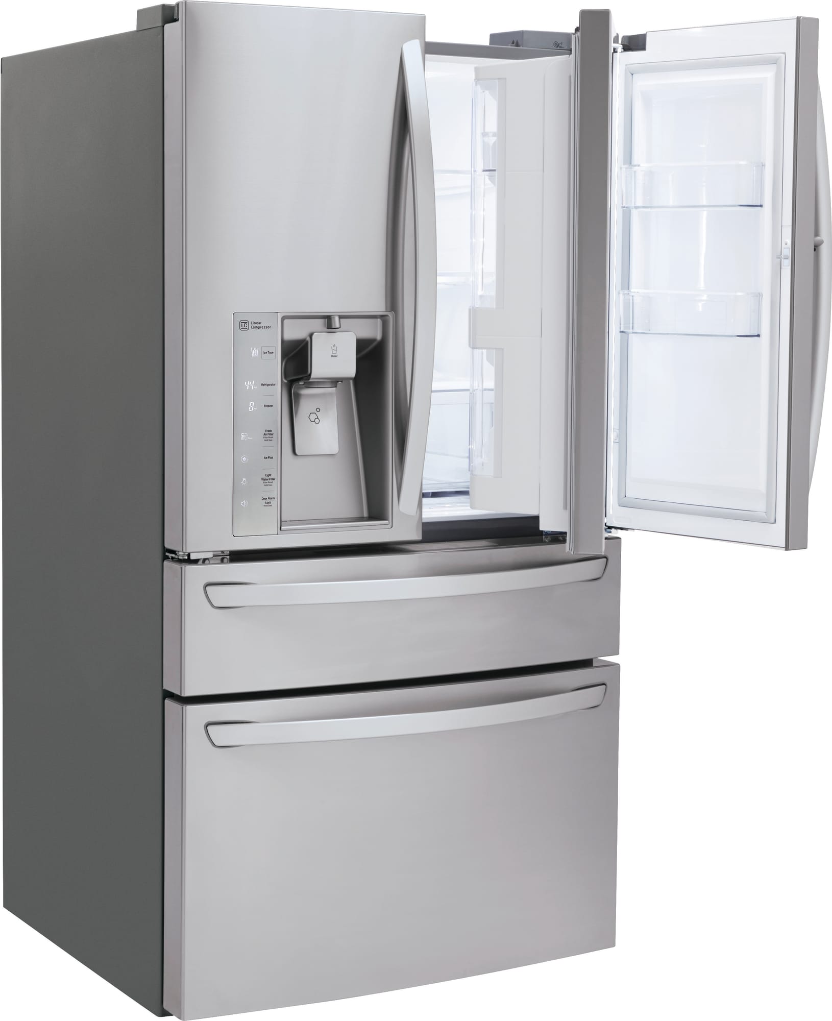 LG LMXS30776S 36 Inch 4-Door French Door Refrigerator with 29.7 cu. ft ...