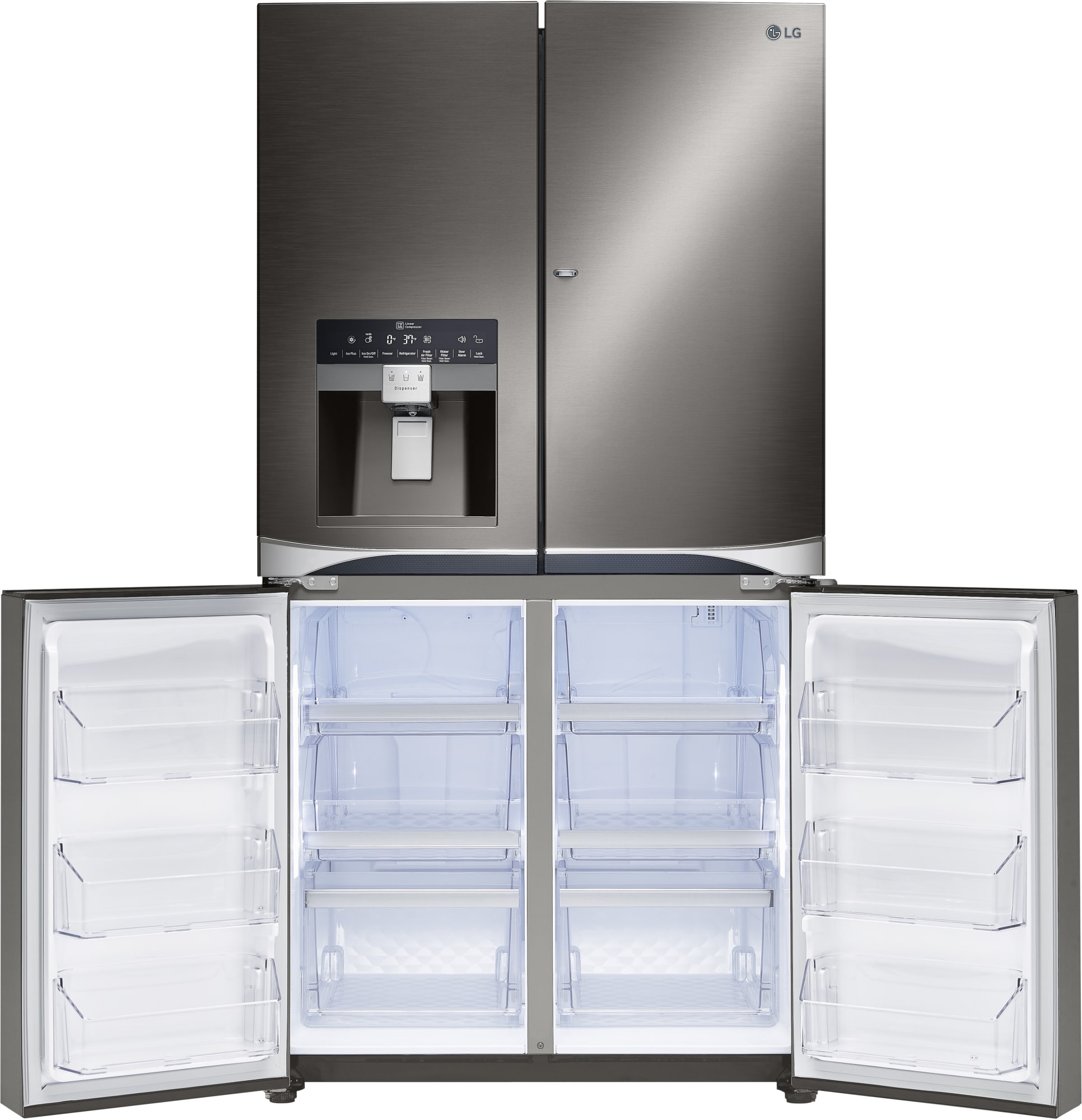 LG LPXS30866D 36 Inch 4Door French Door Refrigerator with DoorinDoor®, Smart Cooling® Plus