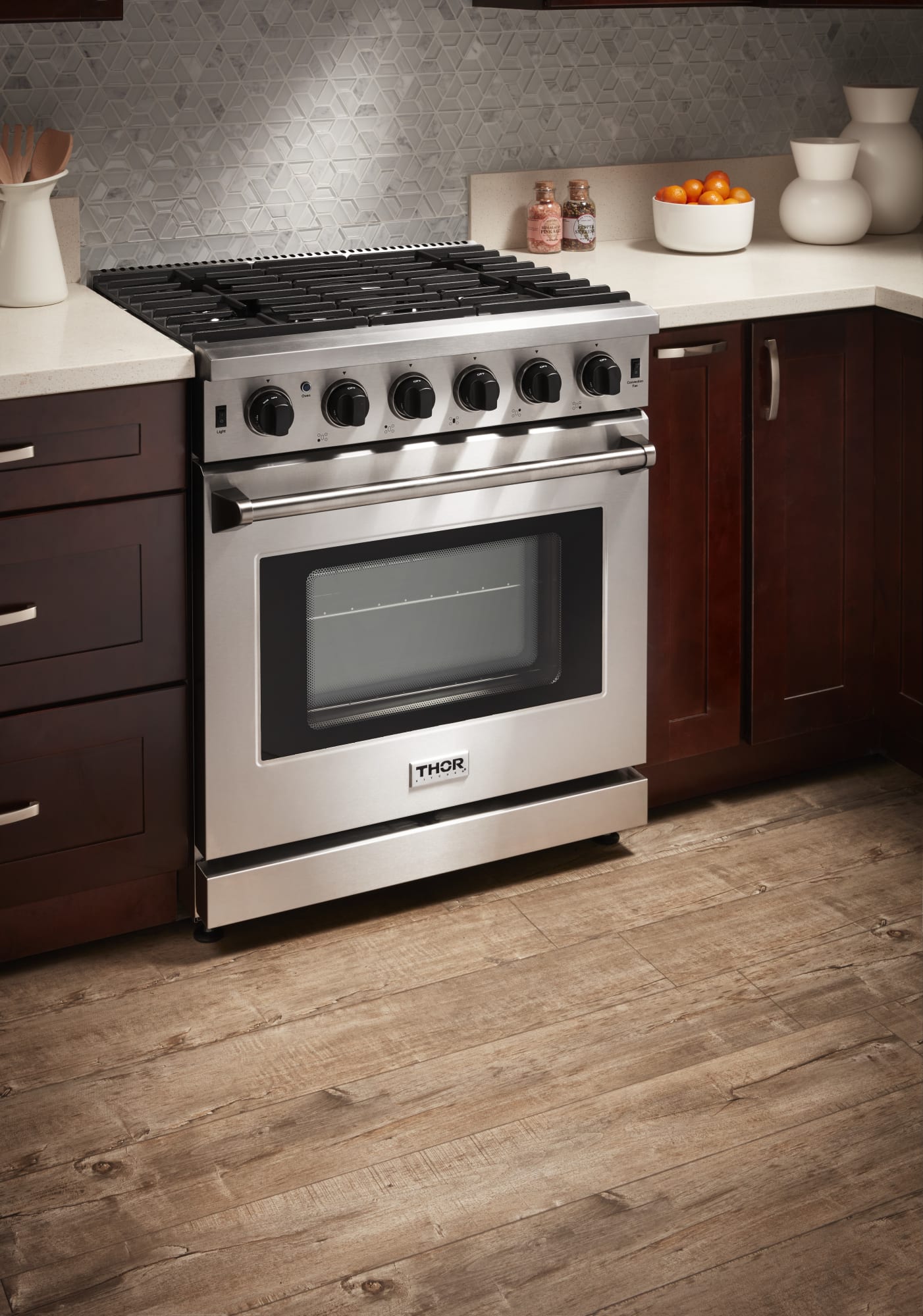 Thor Kitchen LRG3001U 30 Inch Freestanding Gas Range with 5 Sealed