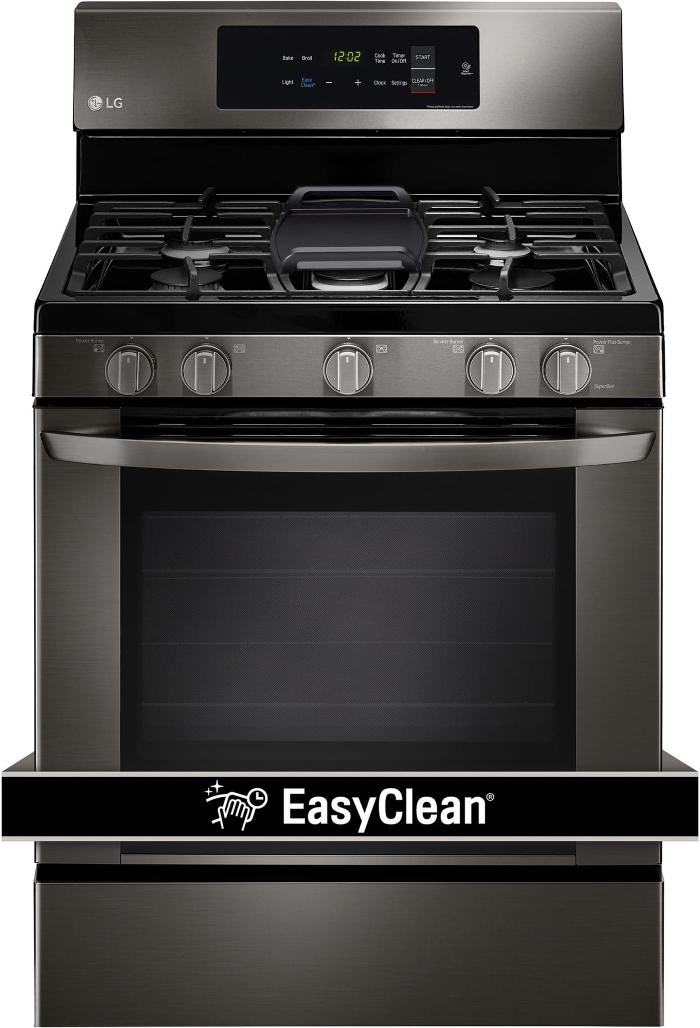 LG LRG3061BD 30 Inch Gas Range with 20 Minute EasyClean® Mode