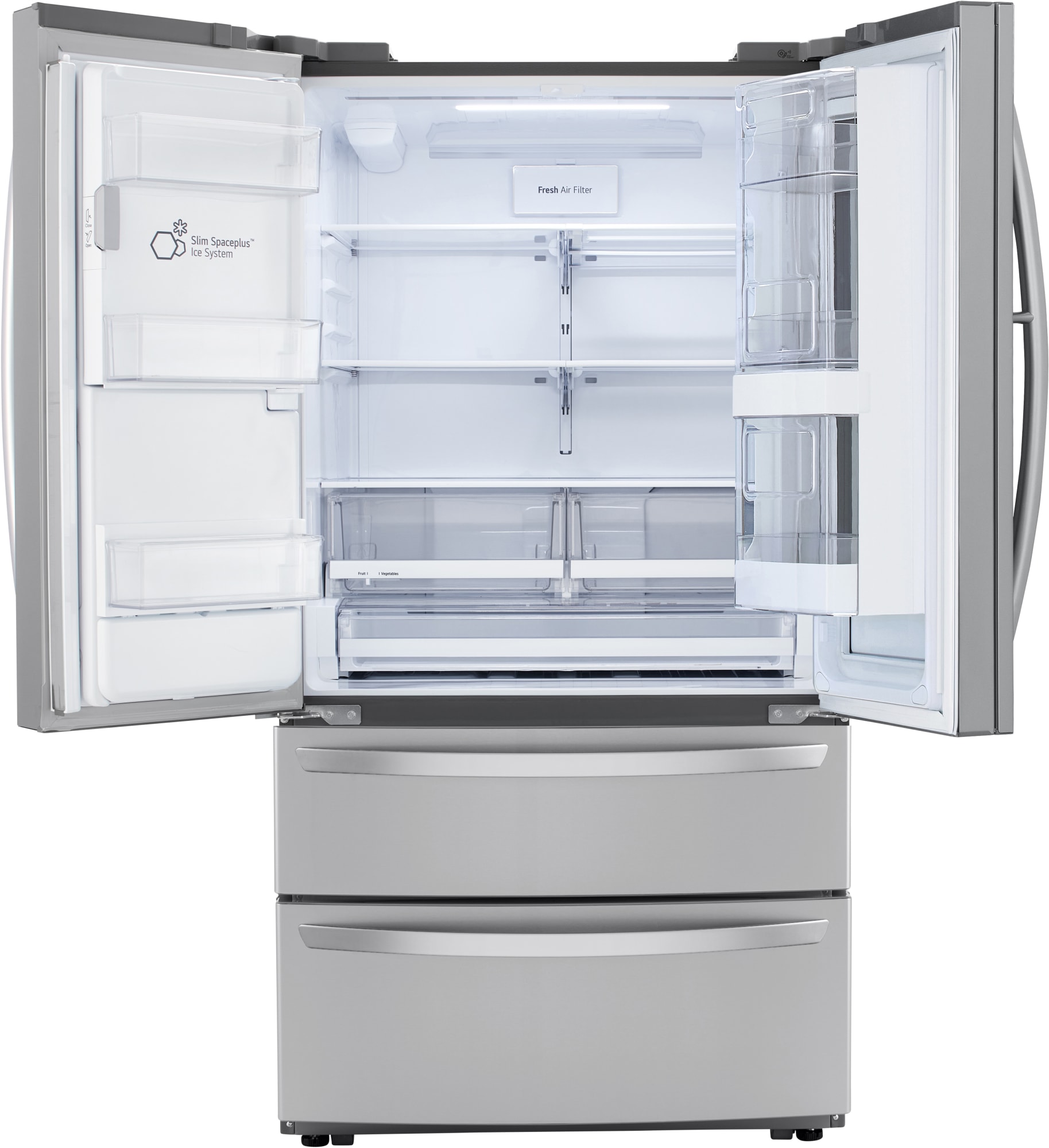 LG LRMVS2806S 36 Inch French Door Smart Refrigerator with 27.6 Cu. Ft
