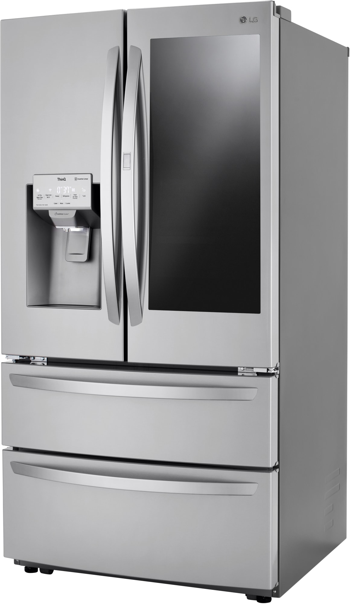 LG LRMVS2806S 36 Inch French Door Smart Refrigerator with 27.6 Cu. Ft