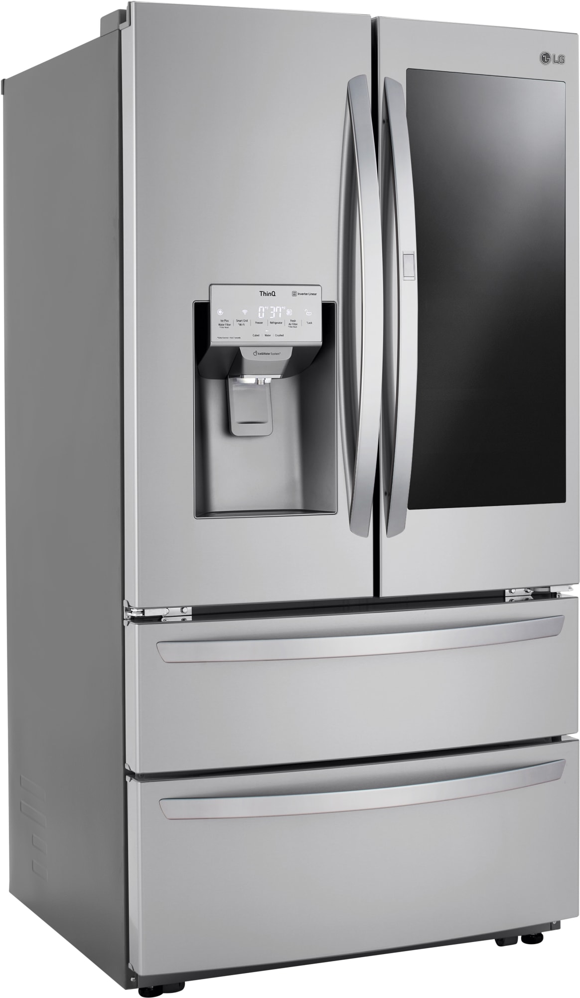 LG LRMVS2806S 36 Inch French Door Smart Refrigerator with 27.6 Cu. Ft