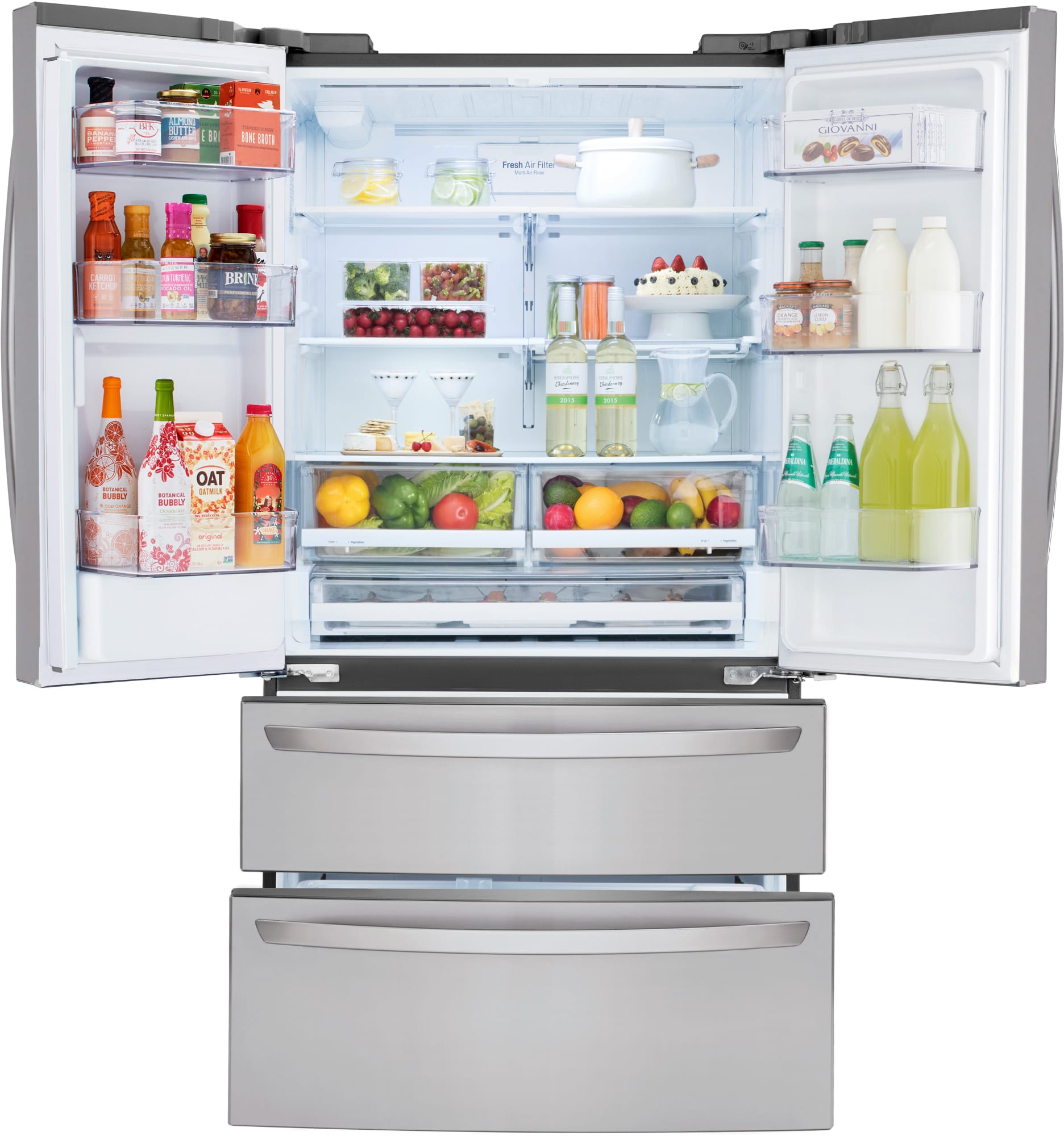 LG LRMWS2906S 36 Inch 4Door French Door Refrigerator with 28.6 Cu. Ft