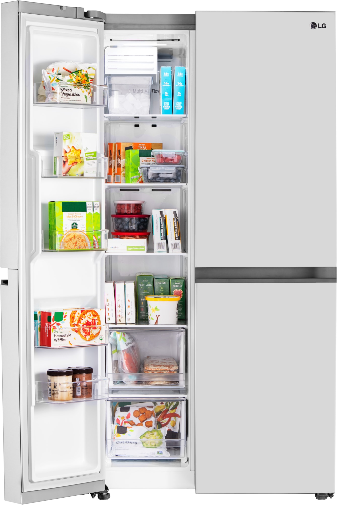 LG LRSWS2806S 36 Inch Freestanding SidebySide Smart Refrigerator with