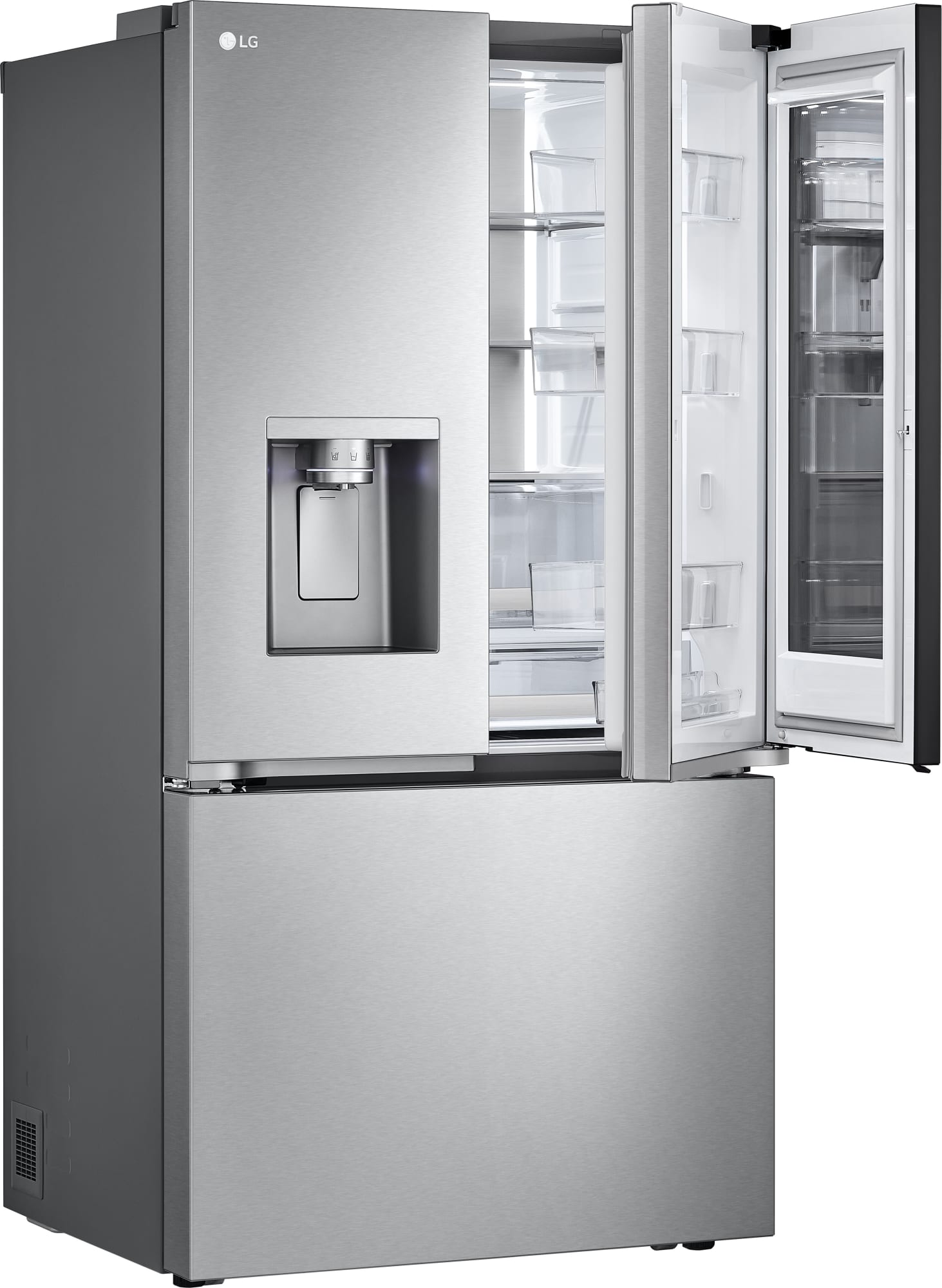 LG LRYKC2606S 36 Inch CounterDepth MAX™ Smart French Door Refrigerator