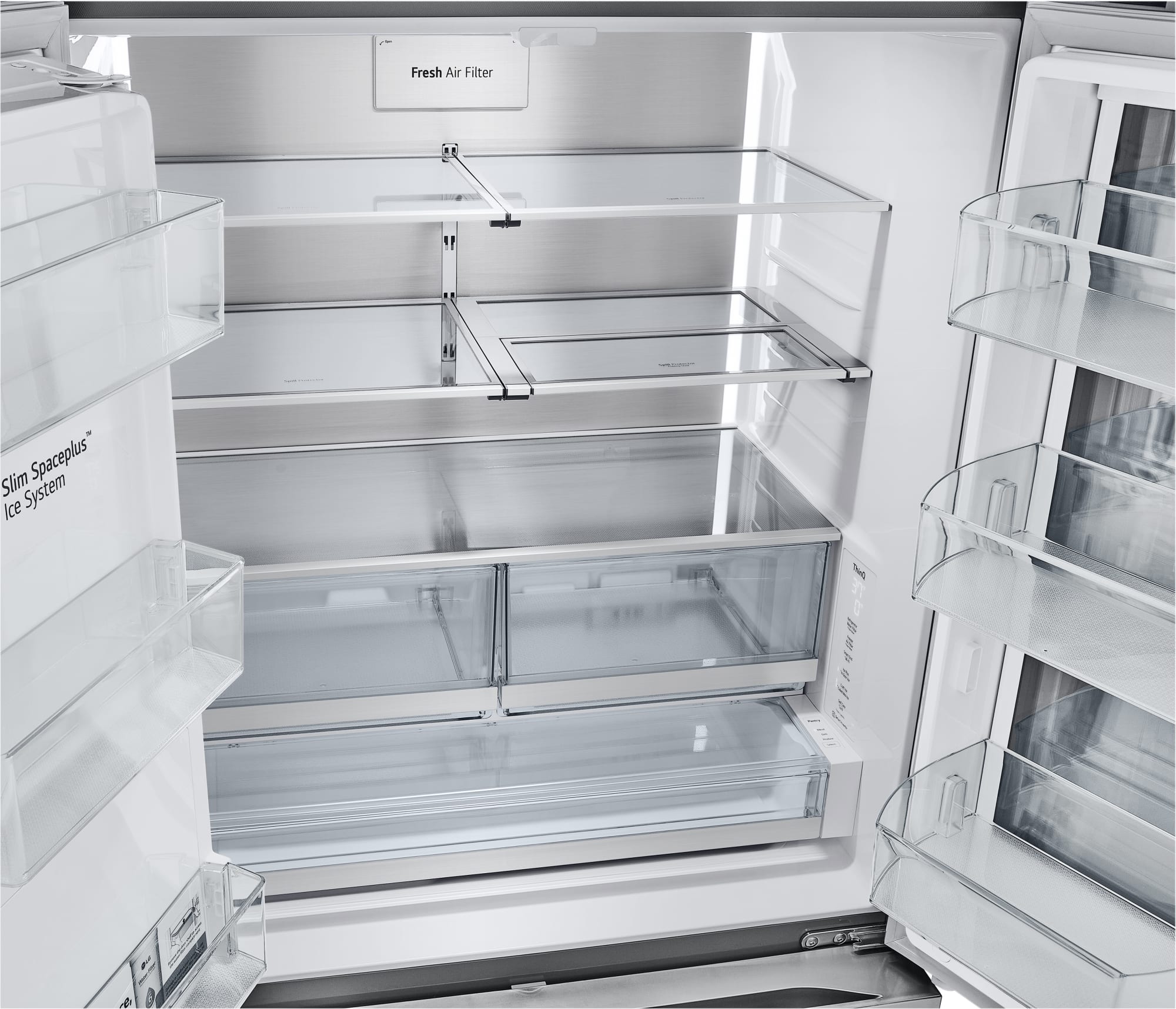 LG LRYKC2606S 36 Inch CounterDepth MAX™ Smart French Door Refrigerator