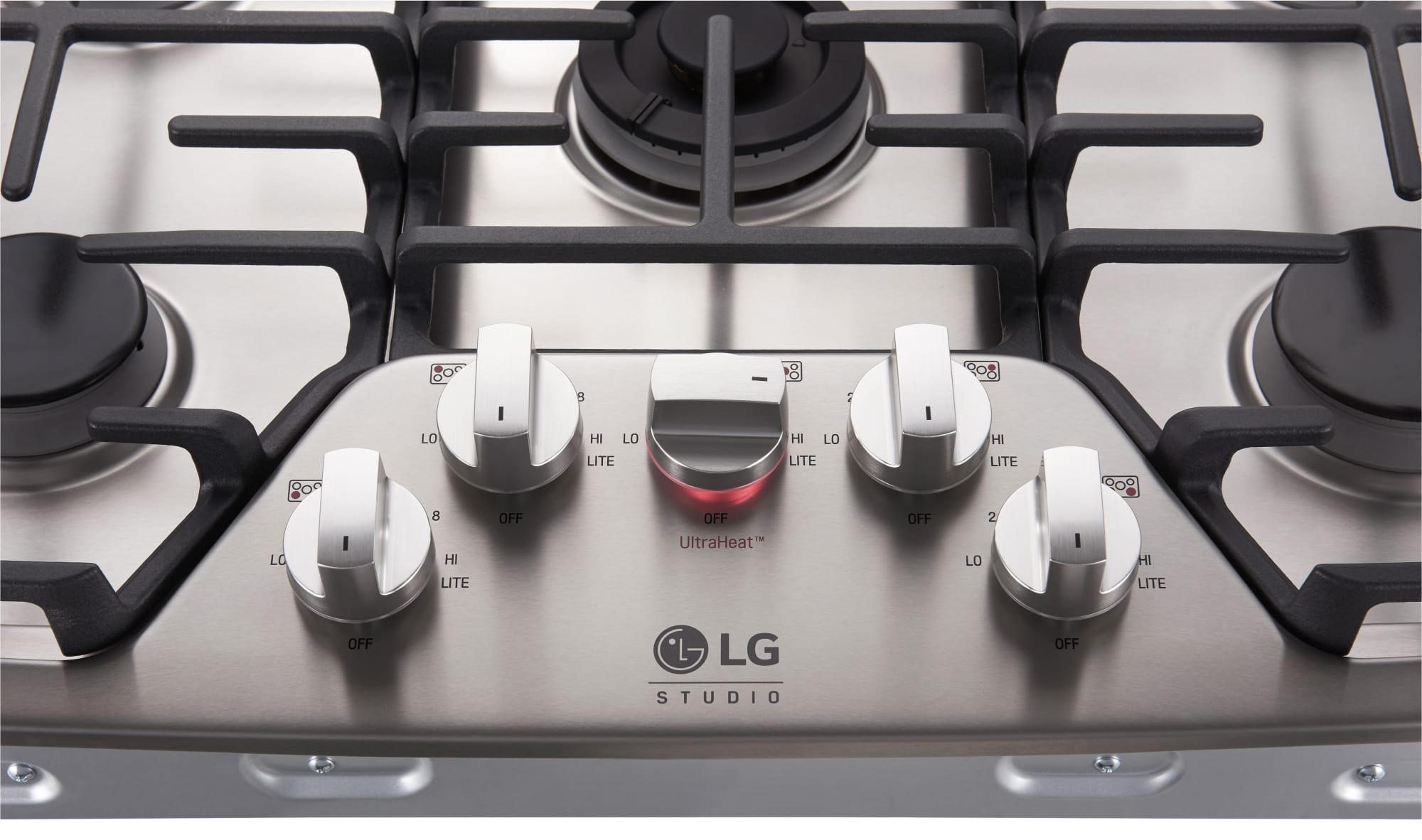 LG LSCG367ST 36 Inch Gas Cooktop with UltraHeat Burner, Simmer Burner