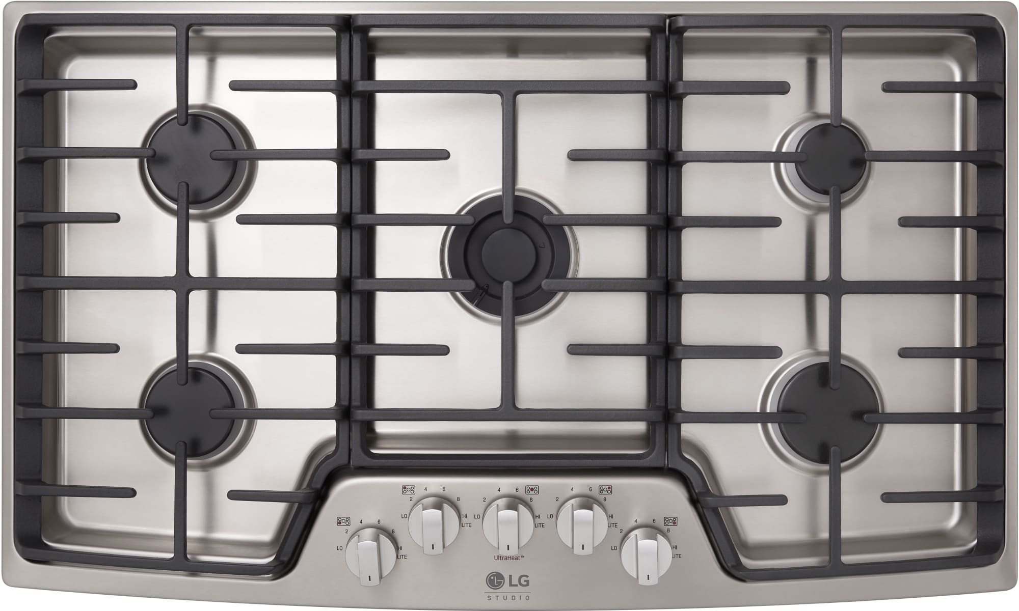 LG LSCG367ST 36 Inch Gas Cooktop with UltraHeat Burner, Simmer Burner