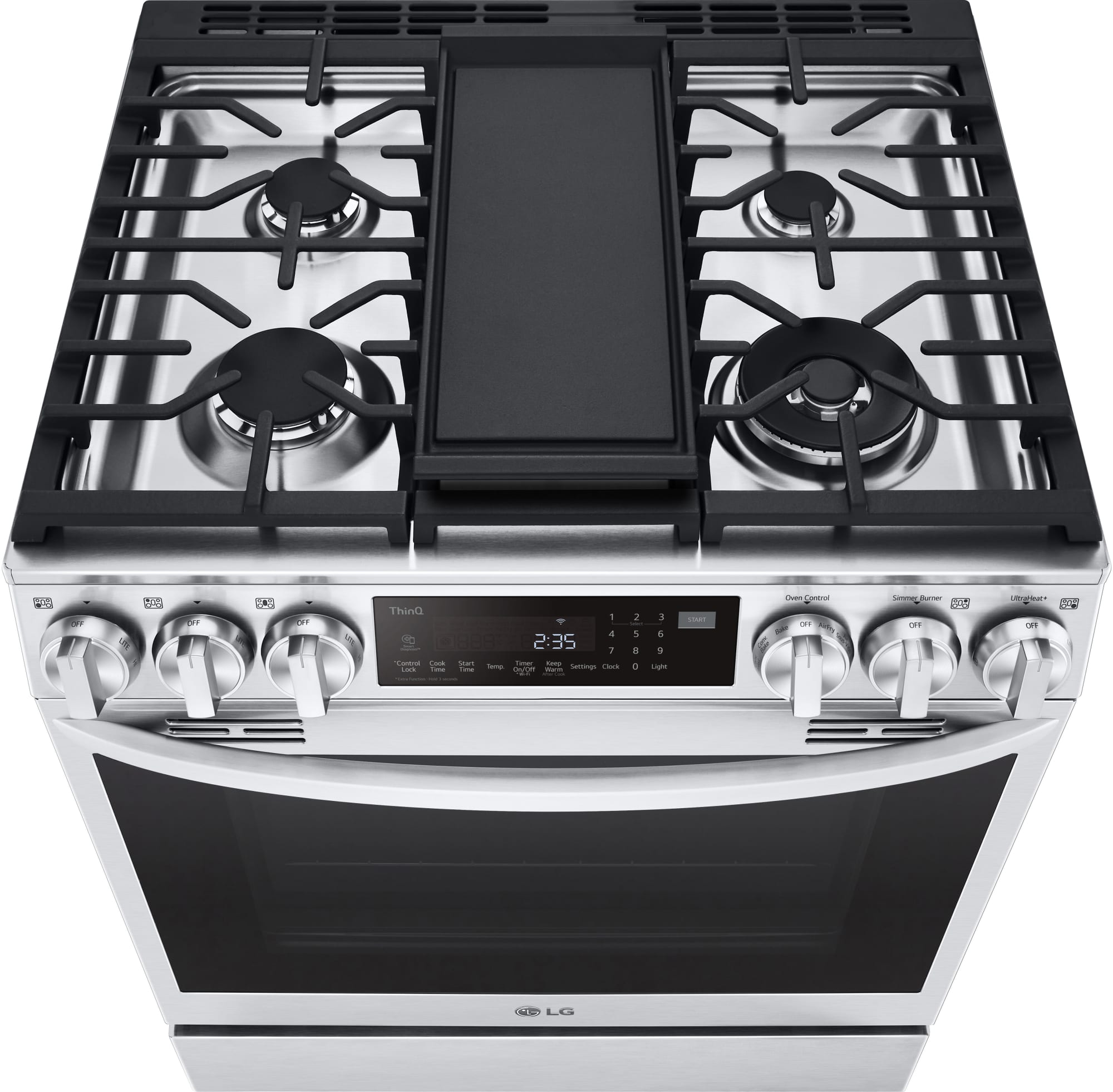 LG LSDL6336F 30 Inch SlideIn Dual Fuel Smart Range with 5 Sealed