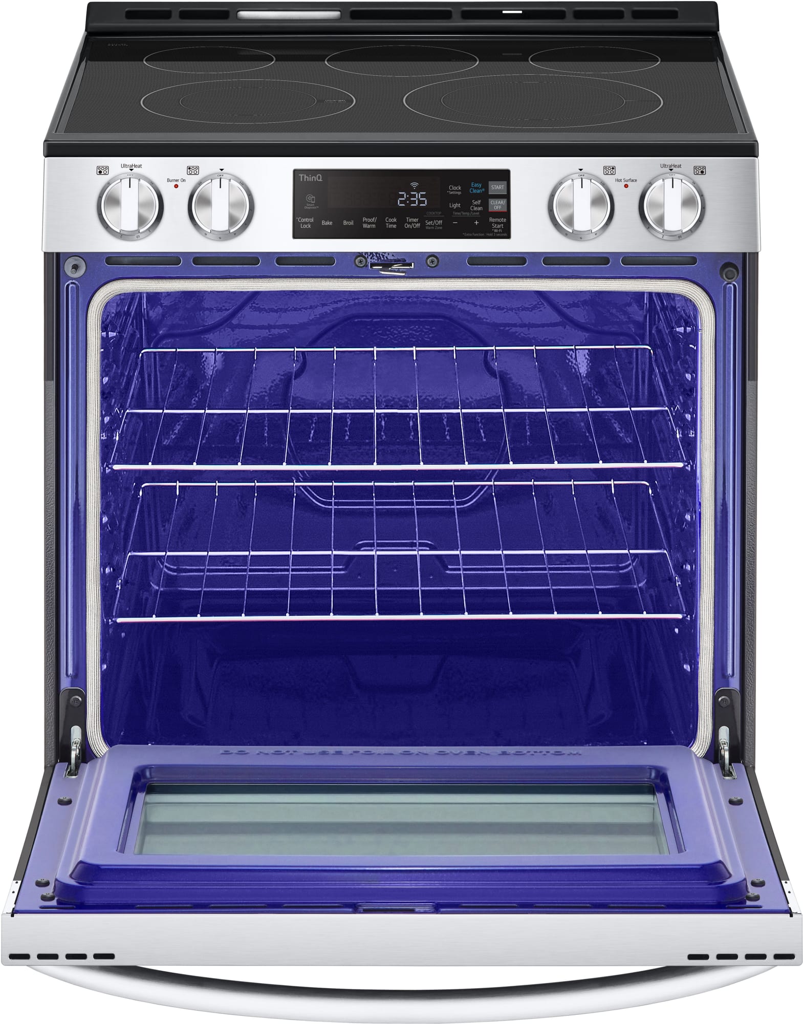 LG LSEL6331F 30 Inch SlideIn Electric Smart Range with 5 Radiant