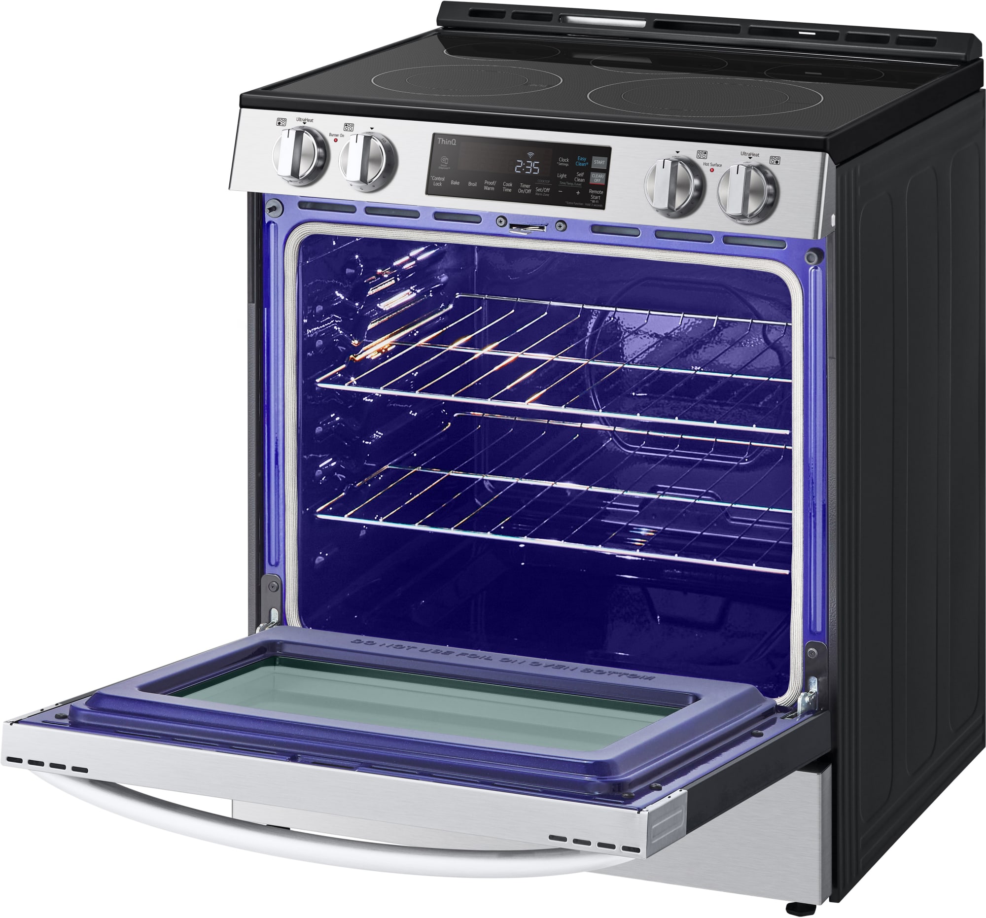 LG LSEL6331F 30 Inch SlideIn Electric Smart Range with 5 Radiant