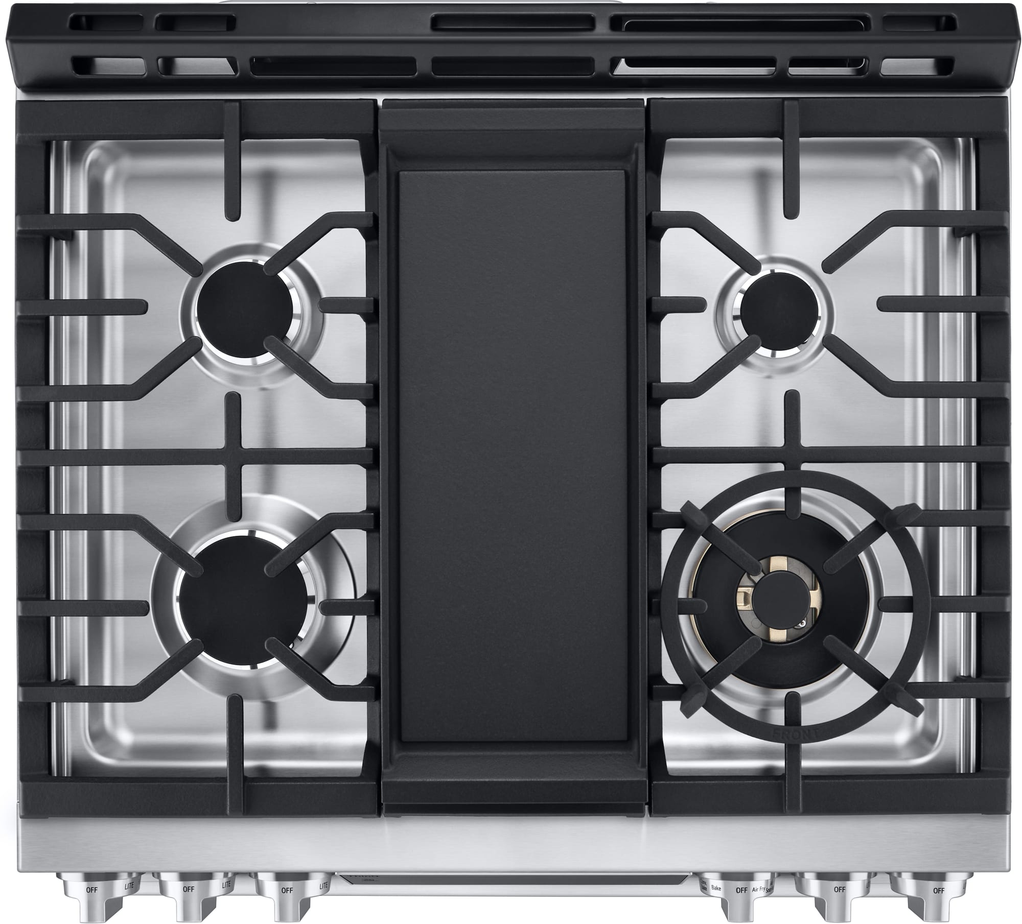 LG LSGS6338F 30 Inch Slide-In Gas Smart Range with 5 Sealed Burners, 6. ...