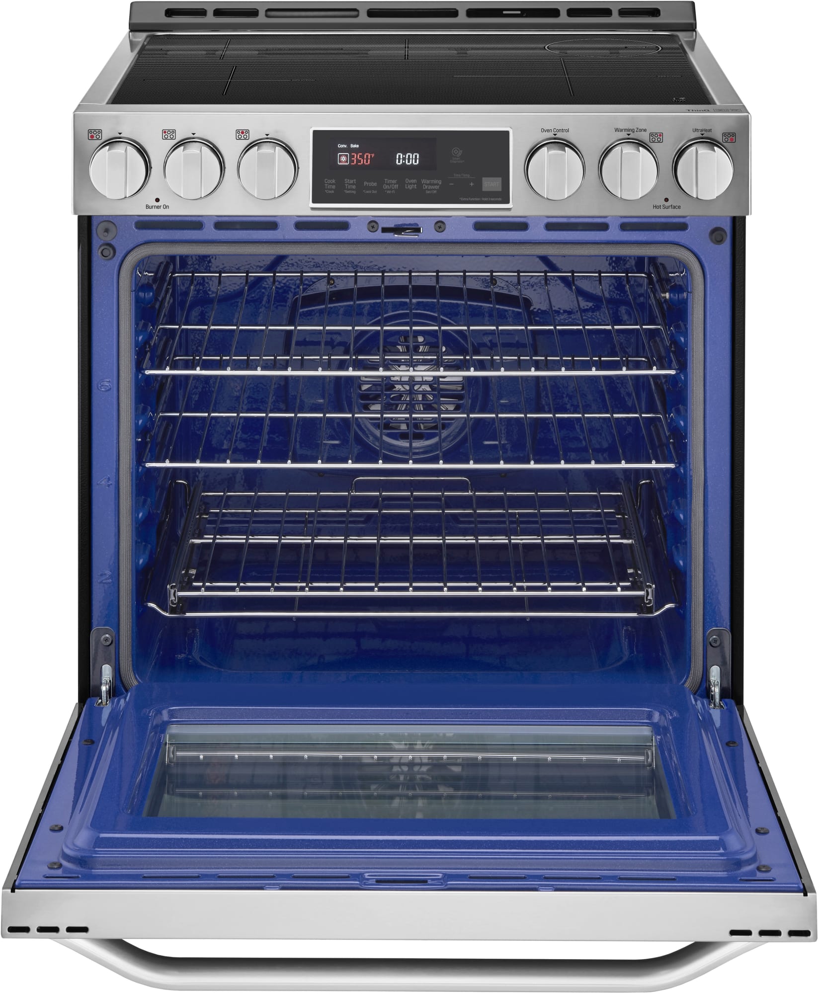 LG LSIS3018SS 30 Inch Smart Slide In Induction Range with 5 Induction