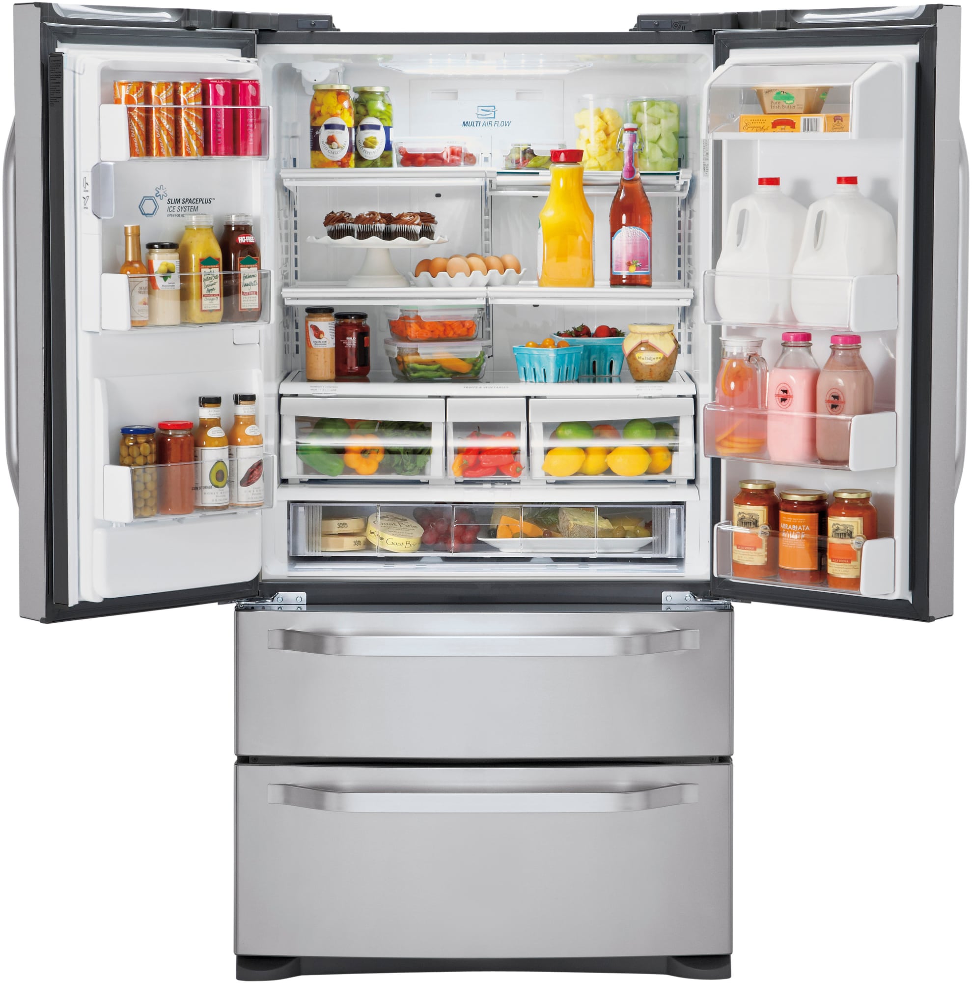 LG LSMX211ST 20.5 cu. ft. 4-Door French Door Refrigerator with ...