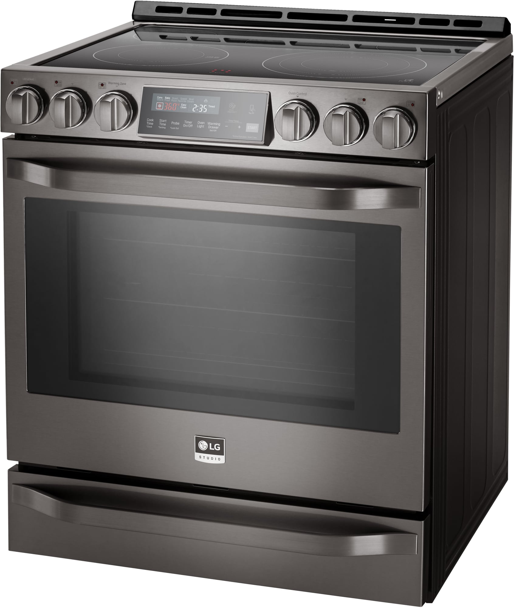 LG LSSE3029BD 30 Inch SlideIn Electric Range with Convection, Infrared