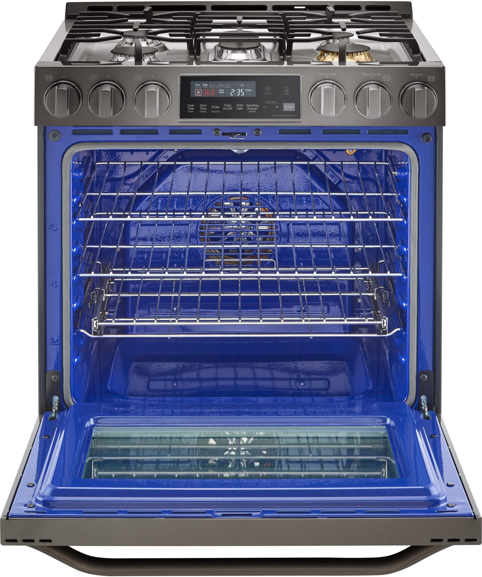 LG LSSG3019BD 30 Inch SlideIn Gas Range with 6.3 cu. ft. ProBake