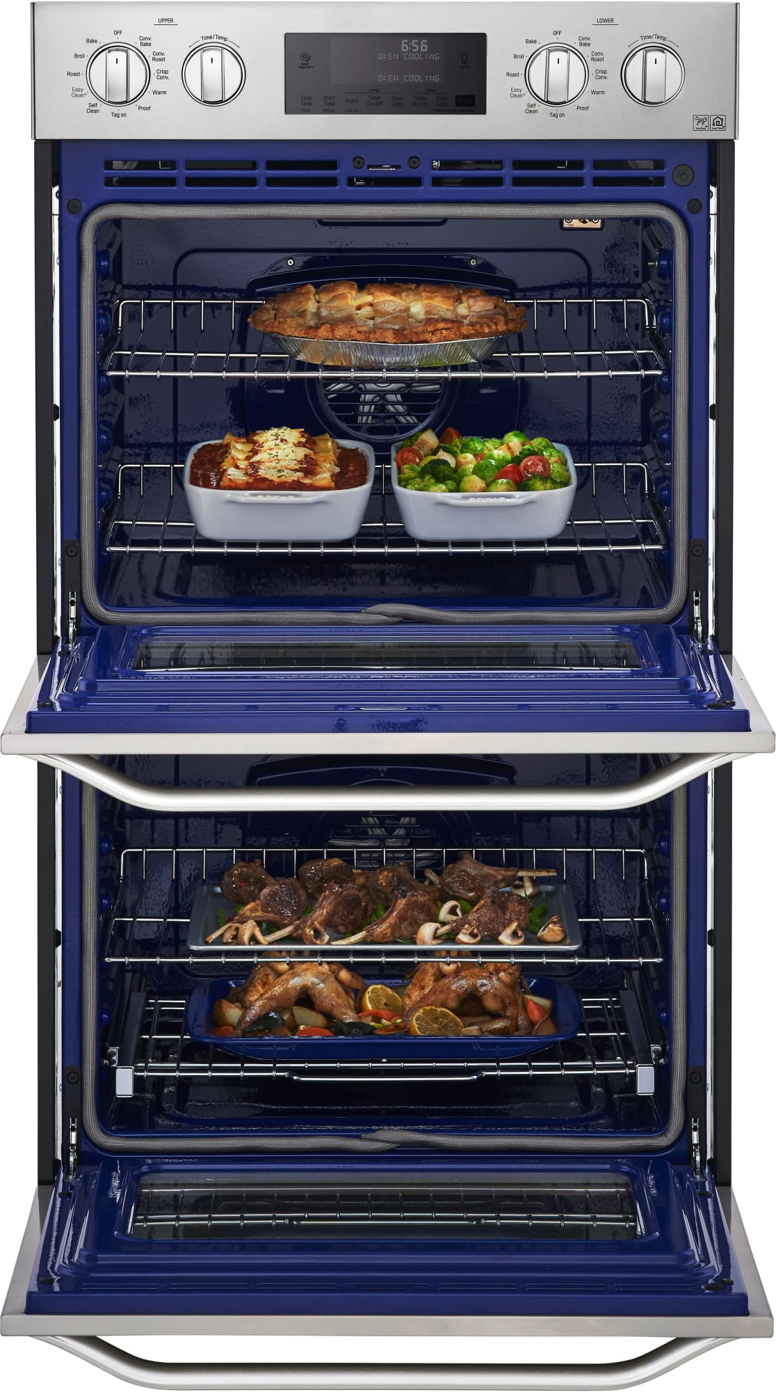 LG LSWD306ST 30 Inch Double Electric Wall Oven with Convectionc