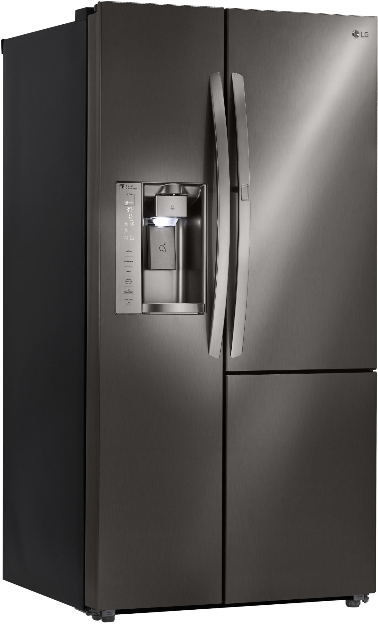 LG LSXC22386D 36 Inch SidebySide Refrigerator with DoorinDoor