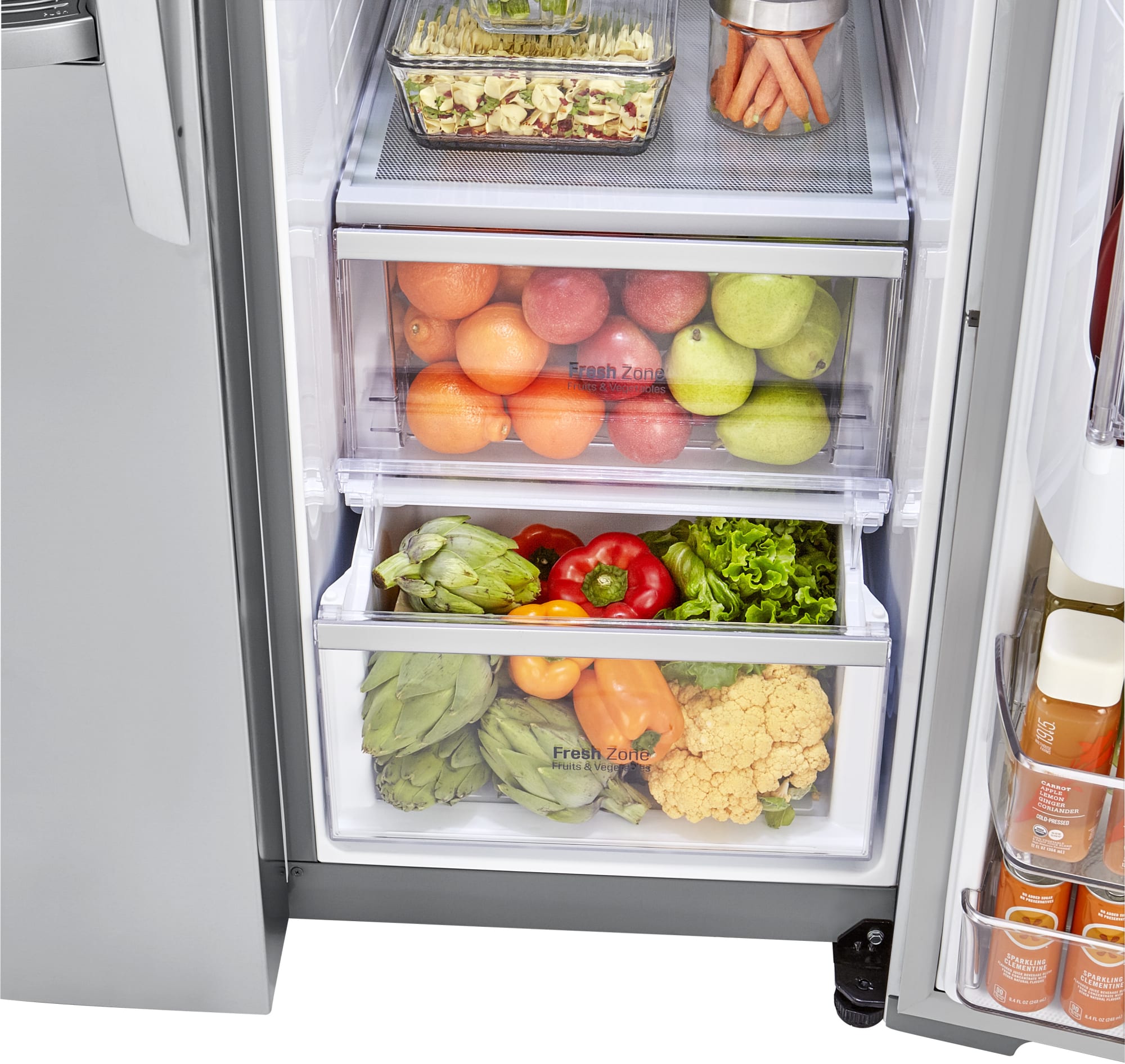 LG LSXC22396S 36 Inch Counter Depth Side by Side Smart Refrigerator