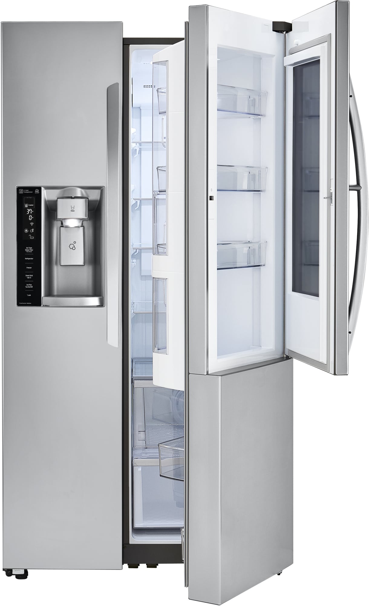 LG LSXC22396S 36 Inch Counter Depth Side by Side Smart Refrigerator
