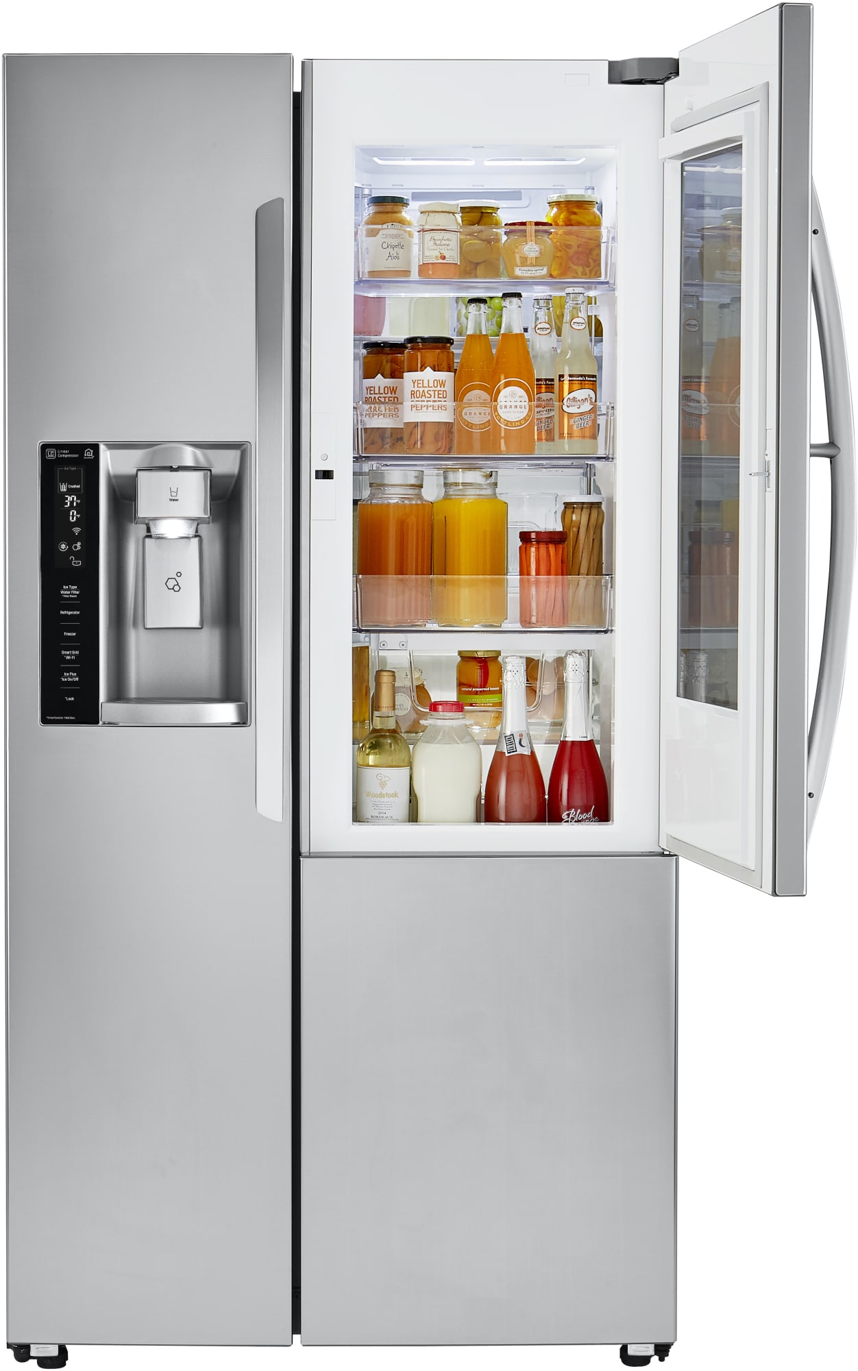 LG LSXC22396S 36 Inch Counter Depth Side by Side Smart Refrigerator