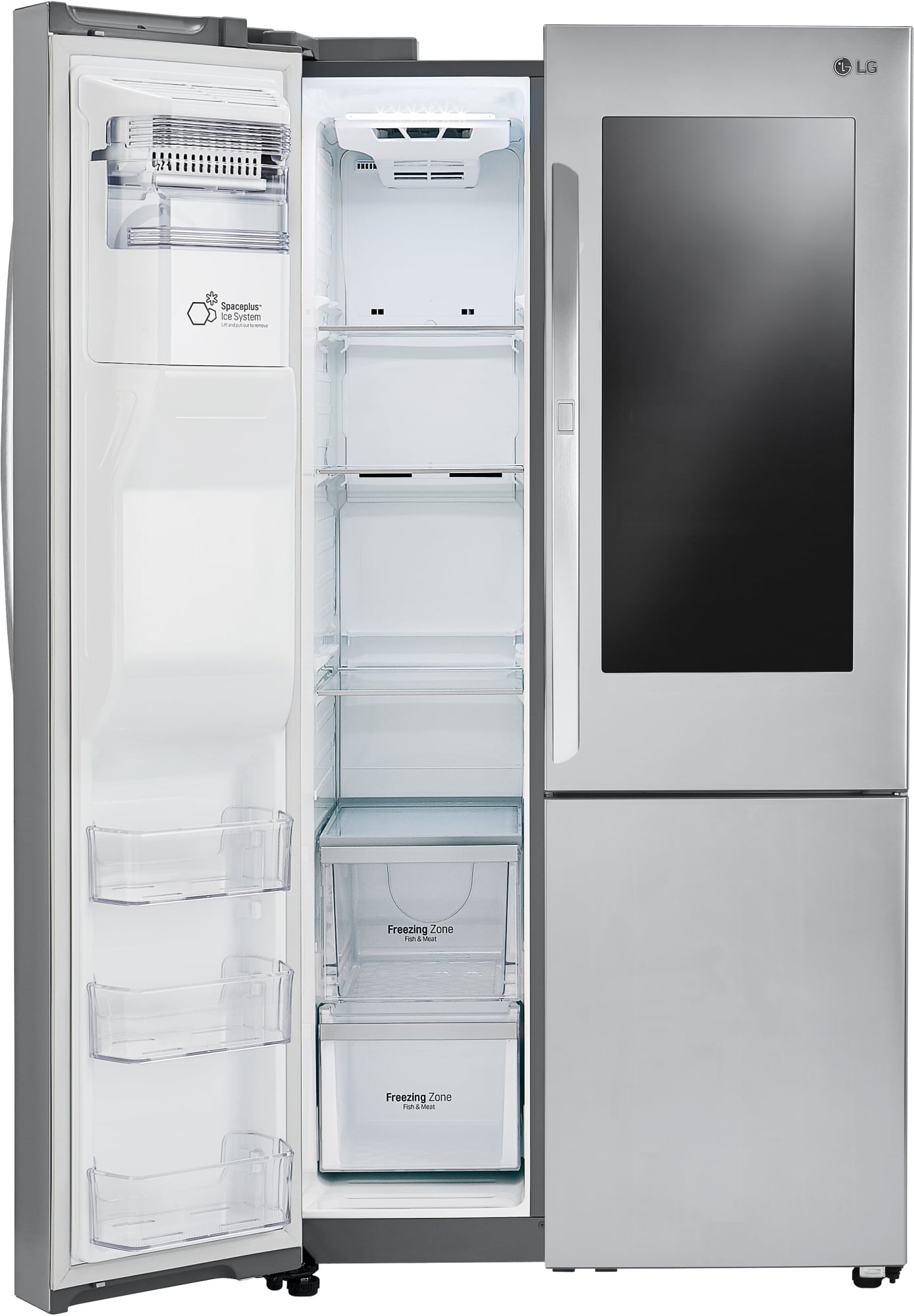 LG LSXC22396S 36 Inch Counter Depth Side by Side Smart Refrigerator