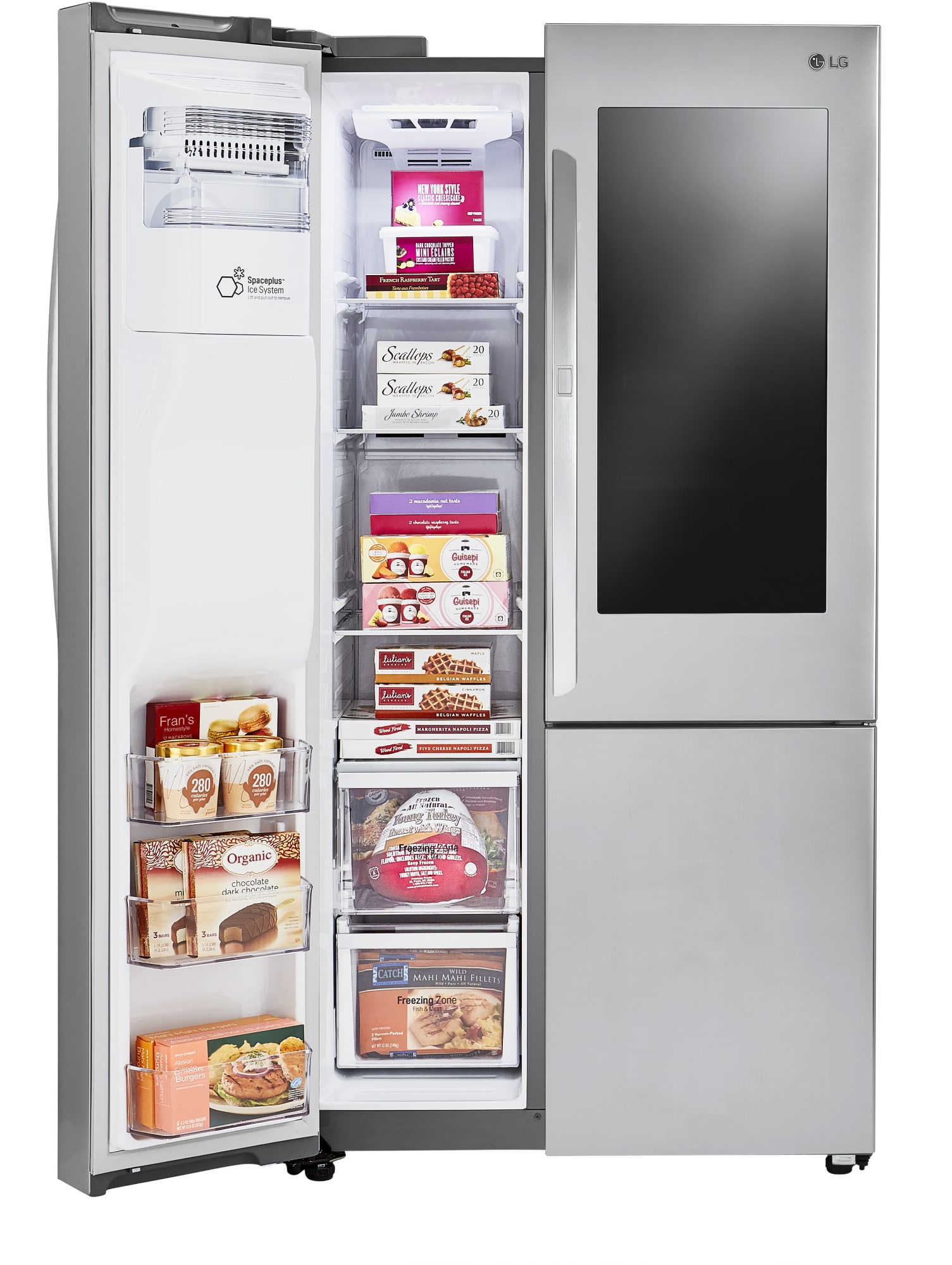 LG LSXC22396S 36 Inch Counter Depth Side by Side Smart Refrigerator