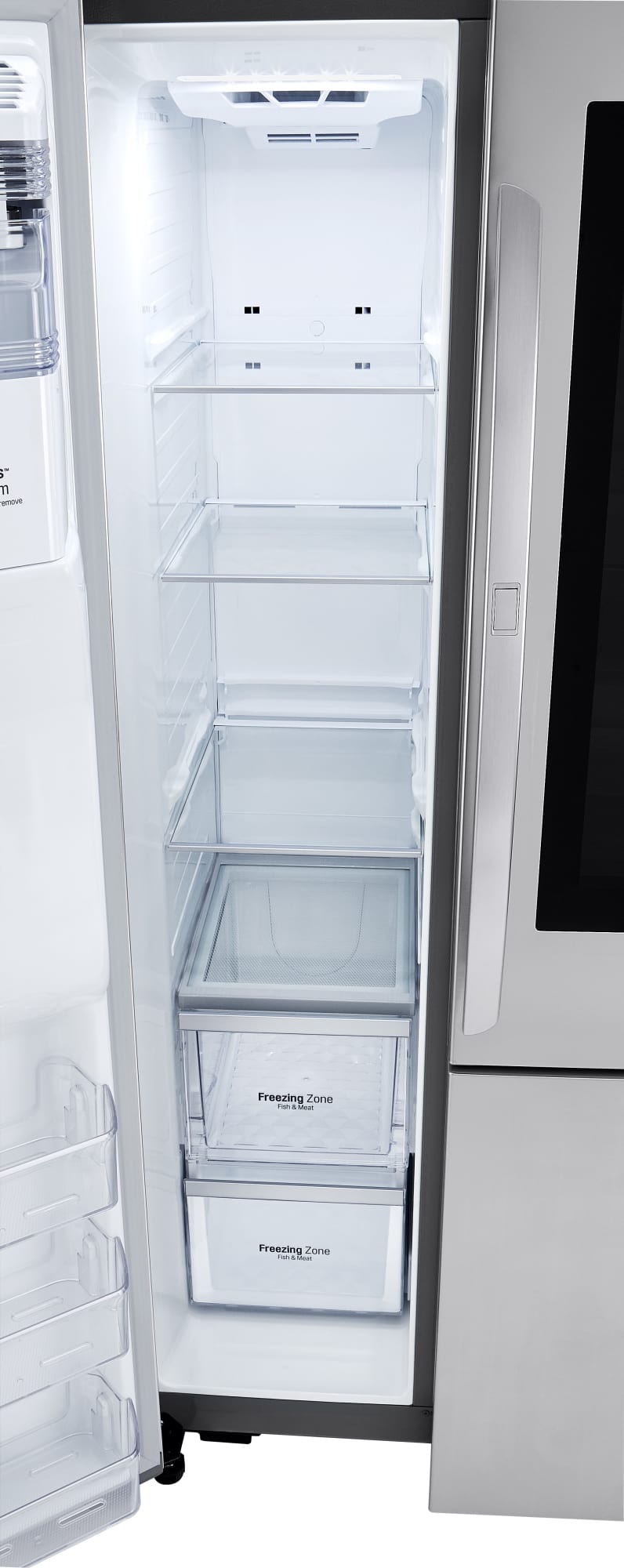 LG LSXC22396S 36 Inch Counter Depth Side by Side Smart Refrigerator