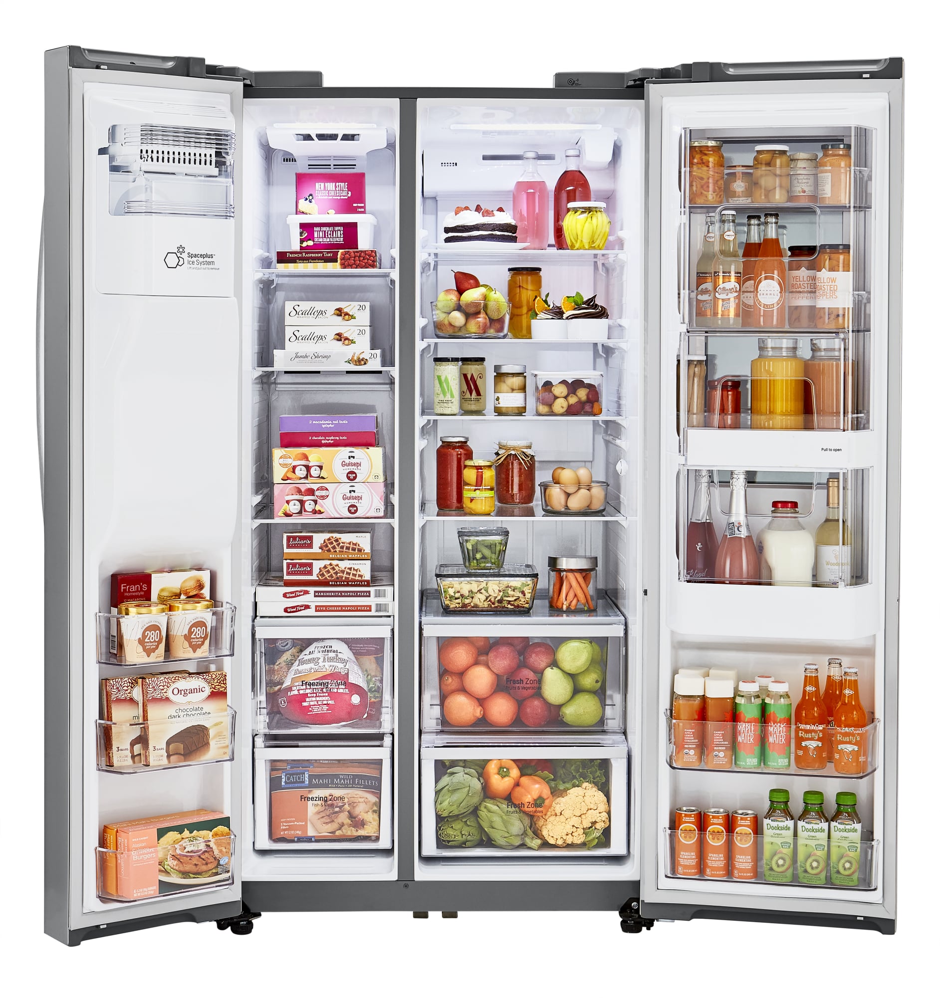LG LSXC22396S 36 Inch Counter Depth Side by Side Smart Refrigerator