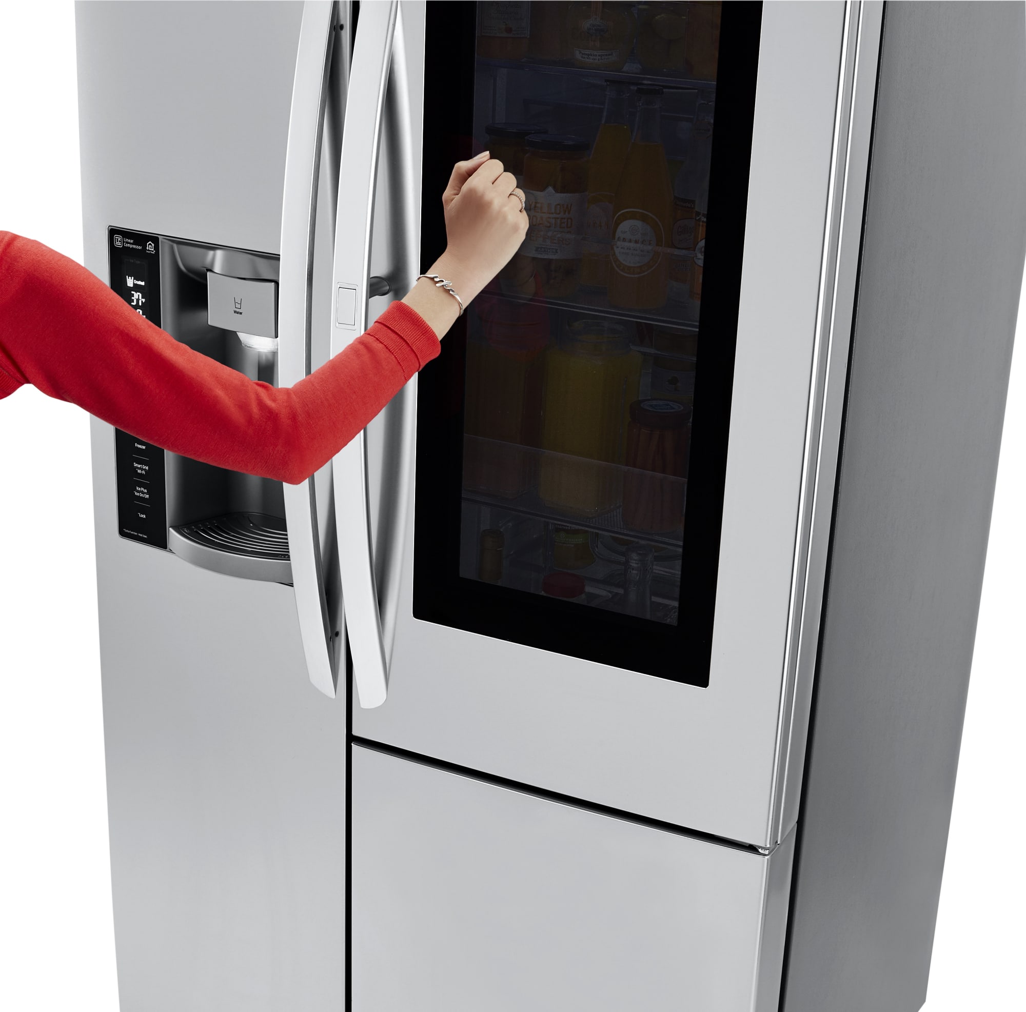 LG LSXC22396S 36 Inch Counter Depth Side by Side Smart Refrigerator